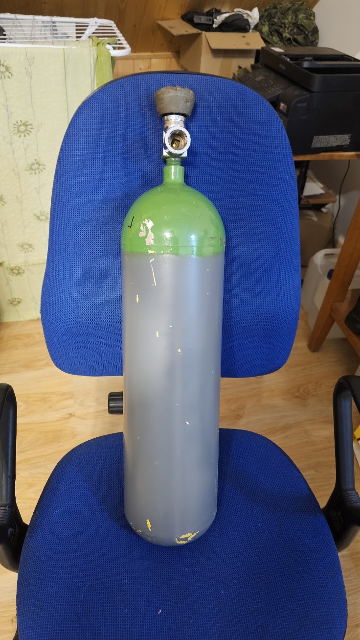 Butla matka 6l HPA 300bar/4000psi + Przetoczka