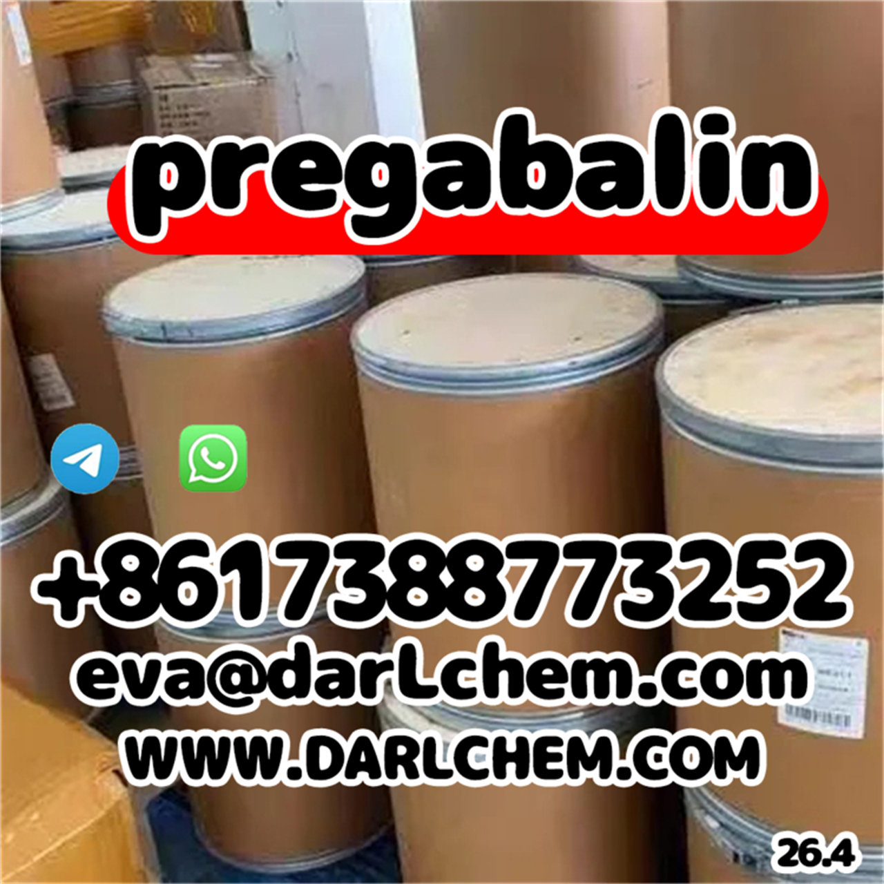 Pharma Rwa Material Factory Price 99% Prega-balin powder 148553-50-8