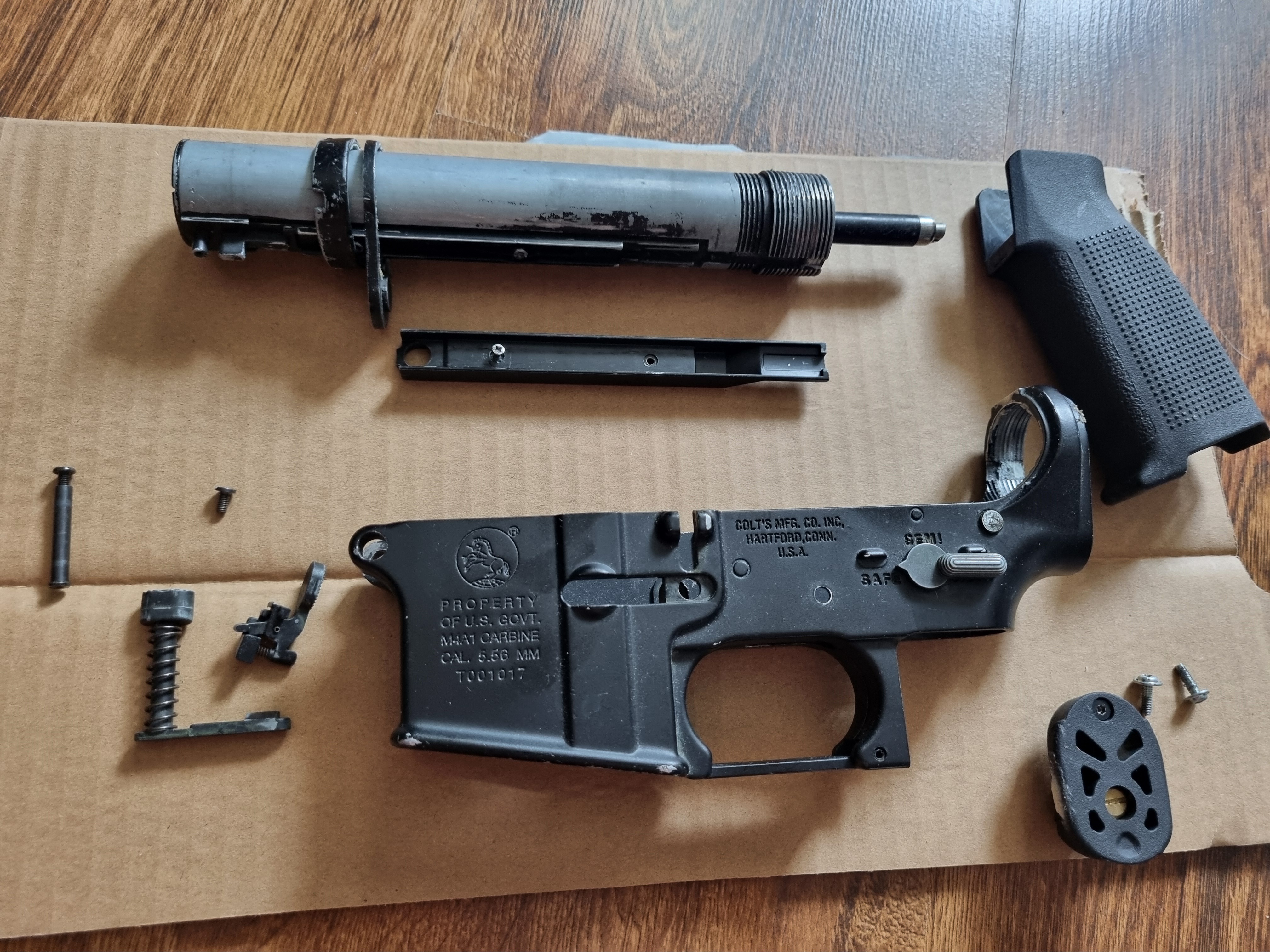 body TM tokyo marui ngrs , recoil shock , prowadnica kolby , kolba