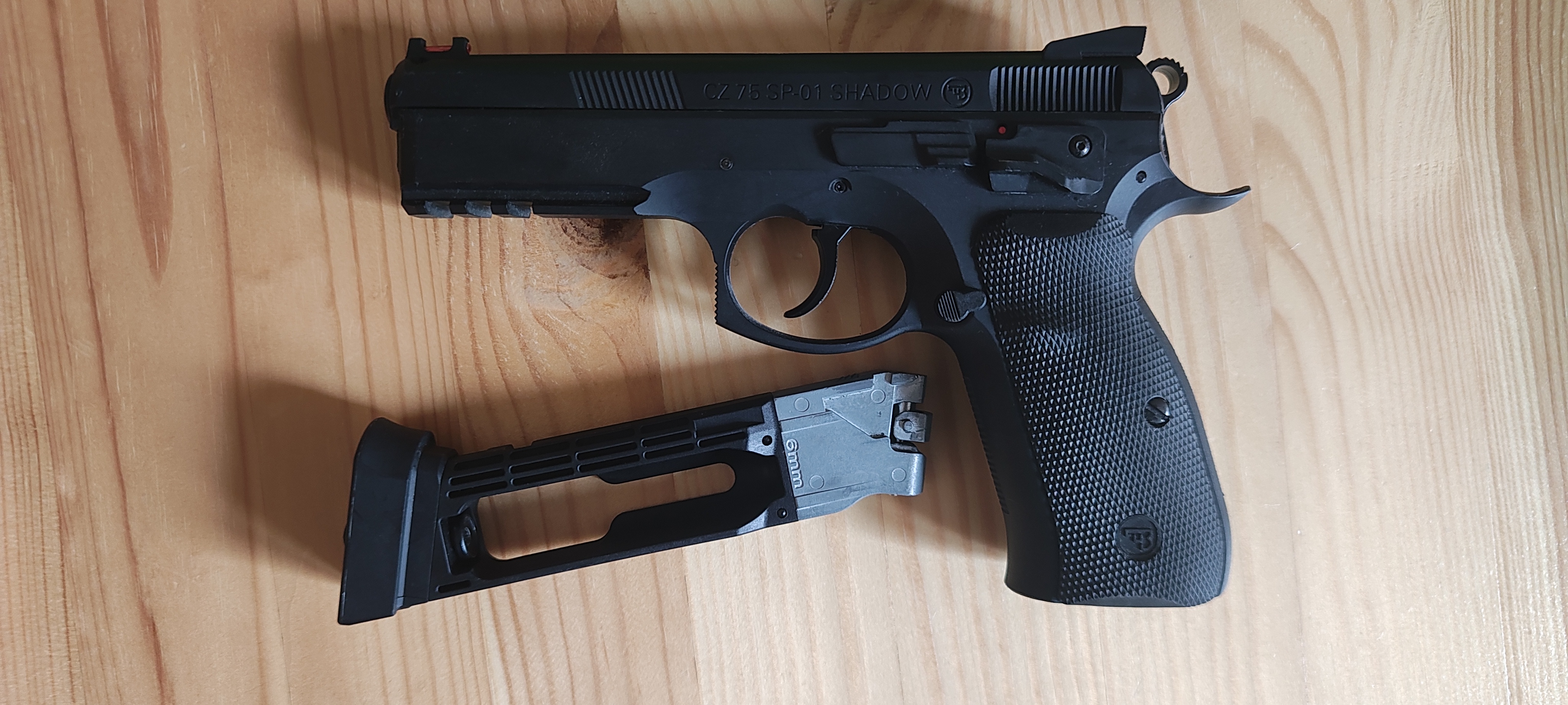 CZ SP-01 SHADOW, co2, 6mm BB, mało używana