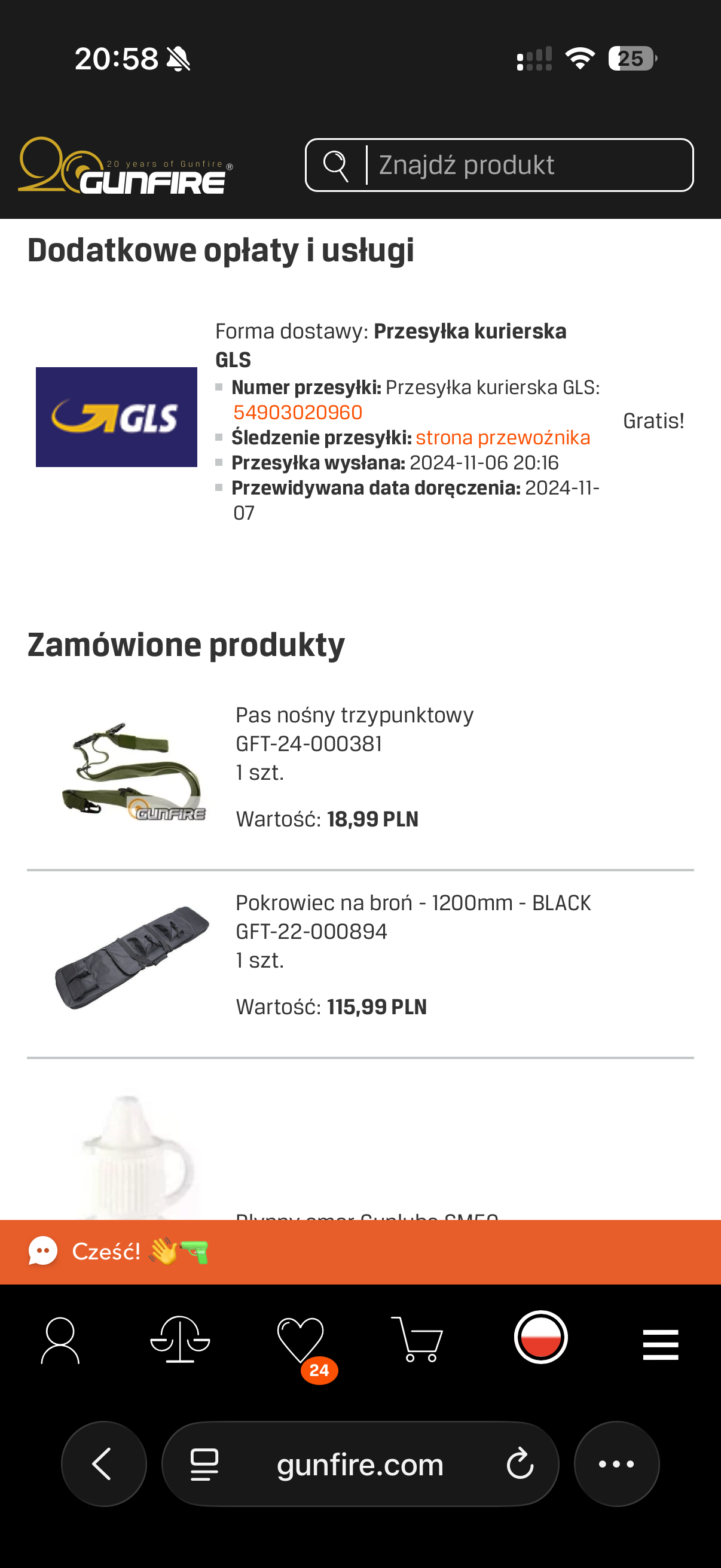 Kompletny szpej ASG WZ93