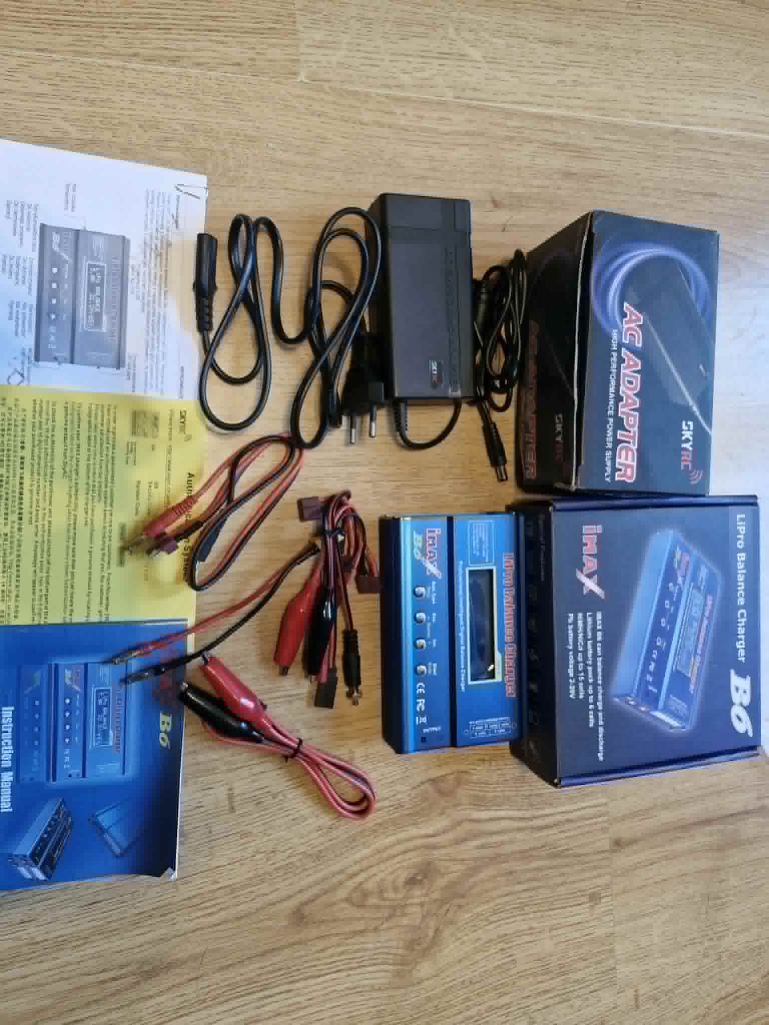 Ładowarka IMAX B6 + Adapter (Oryginał) SkyRC