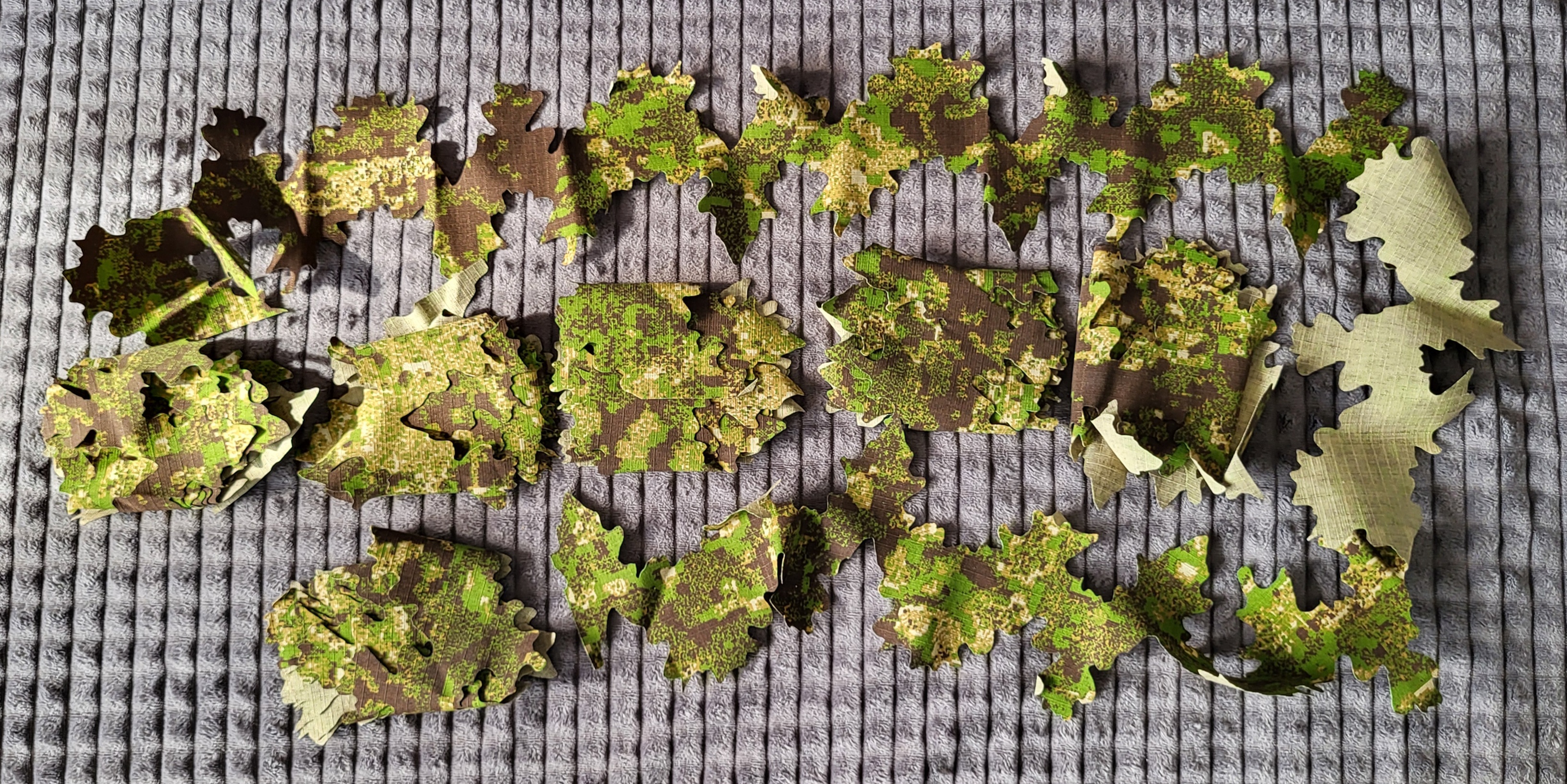 !BCM! TAŚMY GIENA TACTICS, KAMUFLAŻ 3D PENCOTT GREENZONE (GHILLIE, SNAJPER)