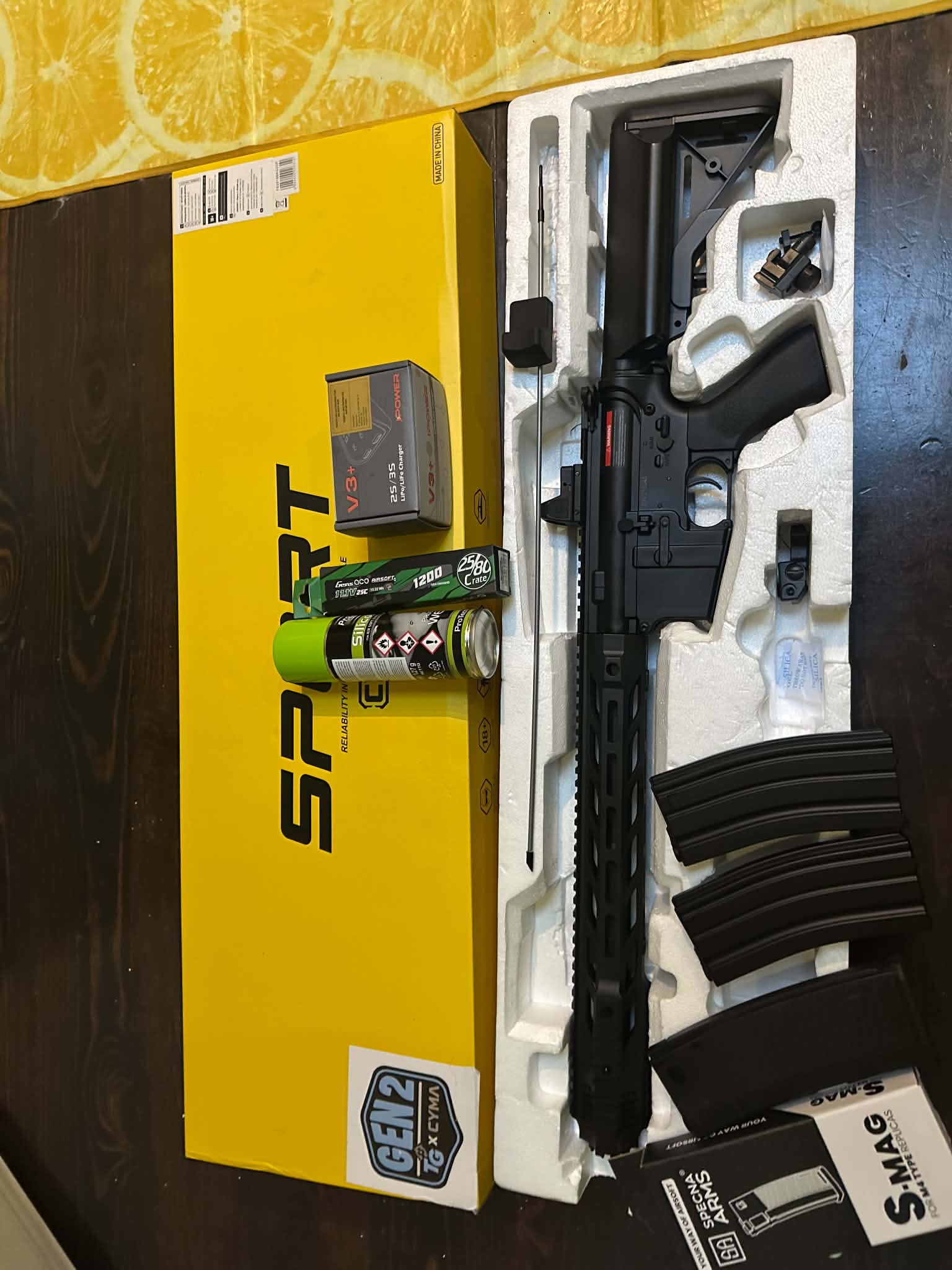ASG CYMA CM.518 Sport Line GEN 2 Full Zestaw
