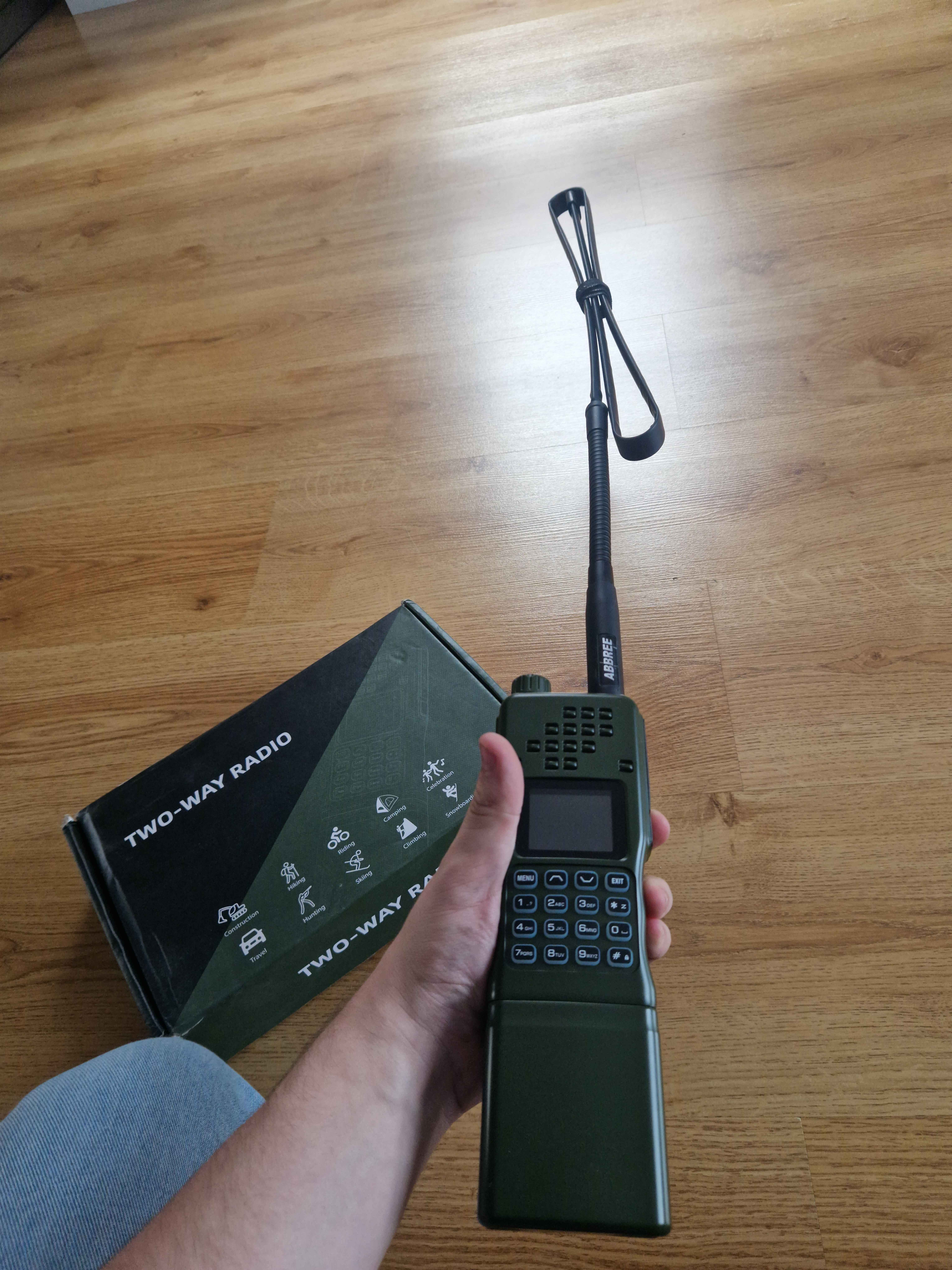 Radio baofeng AR-152 + antena 124cm gooseneck