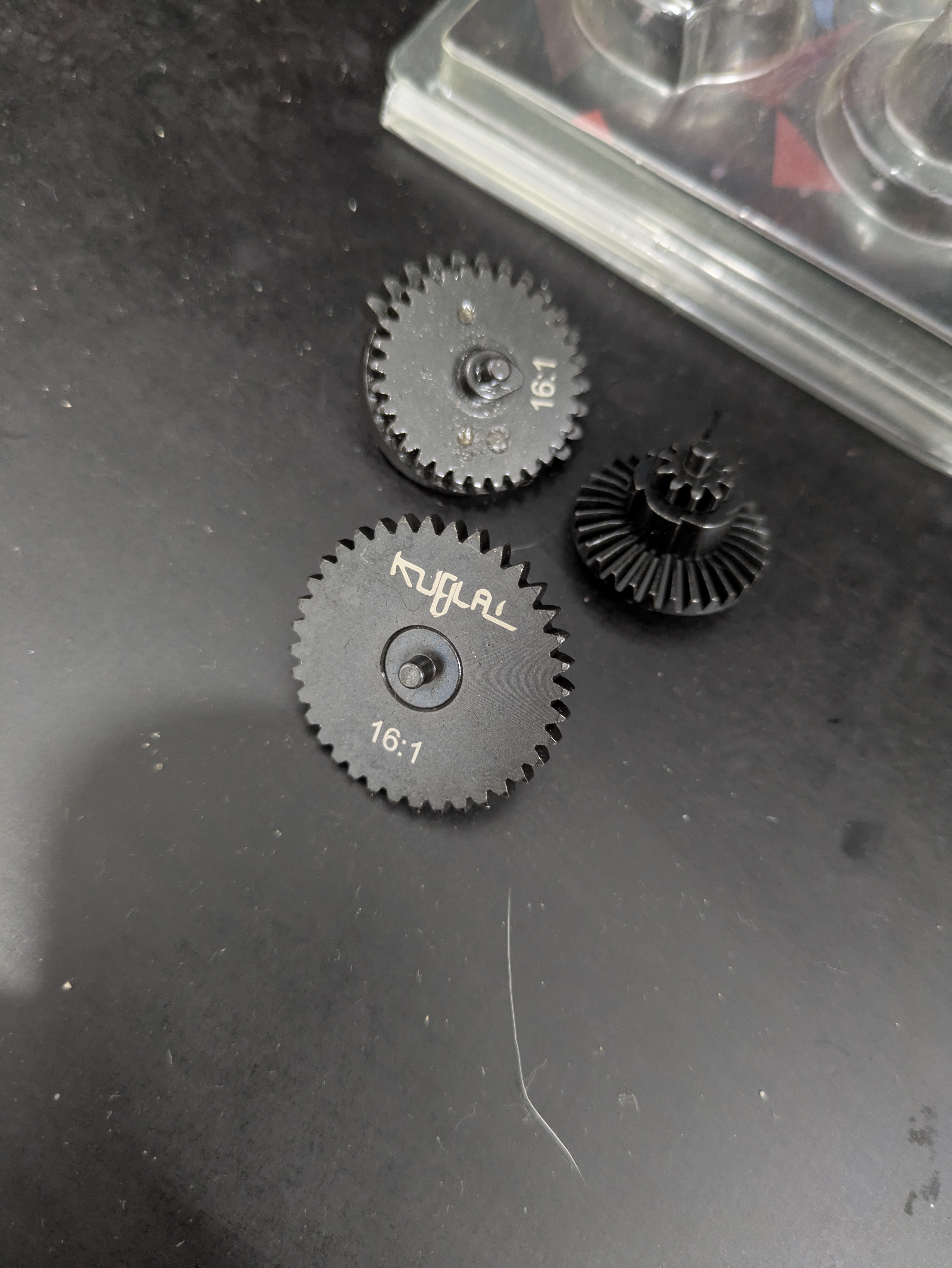 Komplet stalowych zębatek 16:1 KUBLAI zębatki