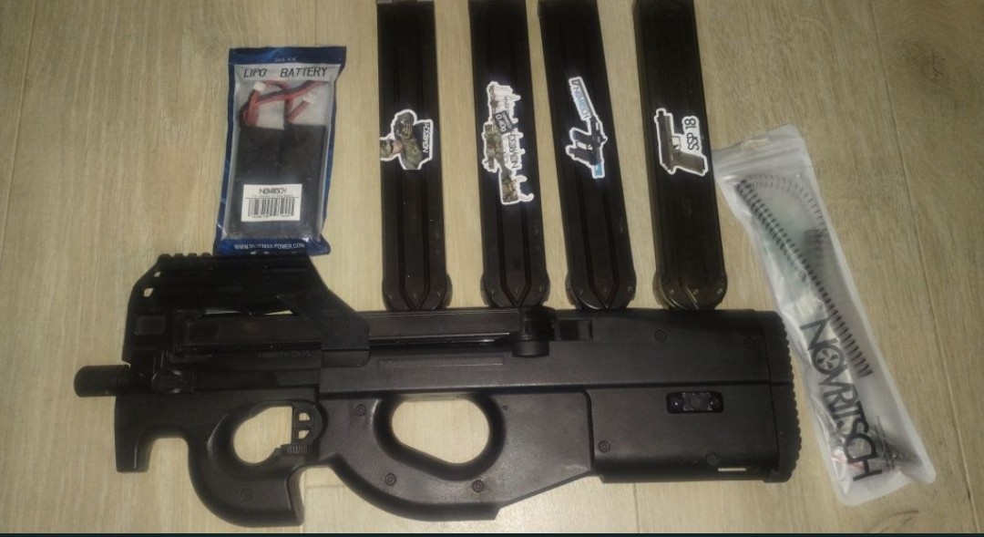 Ssr90 + 2 baterie lipo + 5 magazynków + dodatkowa sprężyna + sling