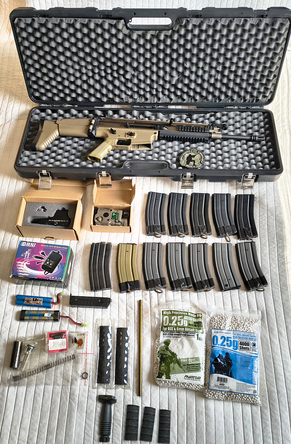 Karabin AEG SCAR-L VFC + duży zestaw akcesoriów