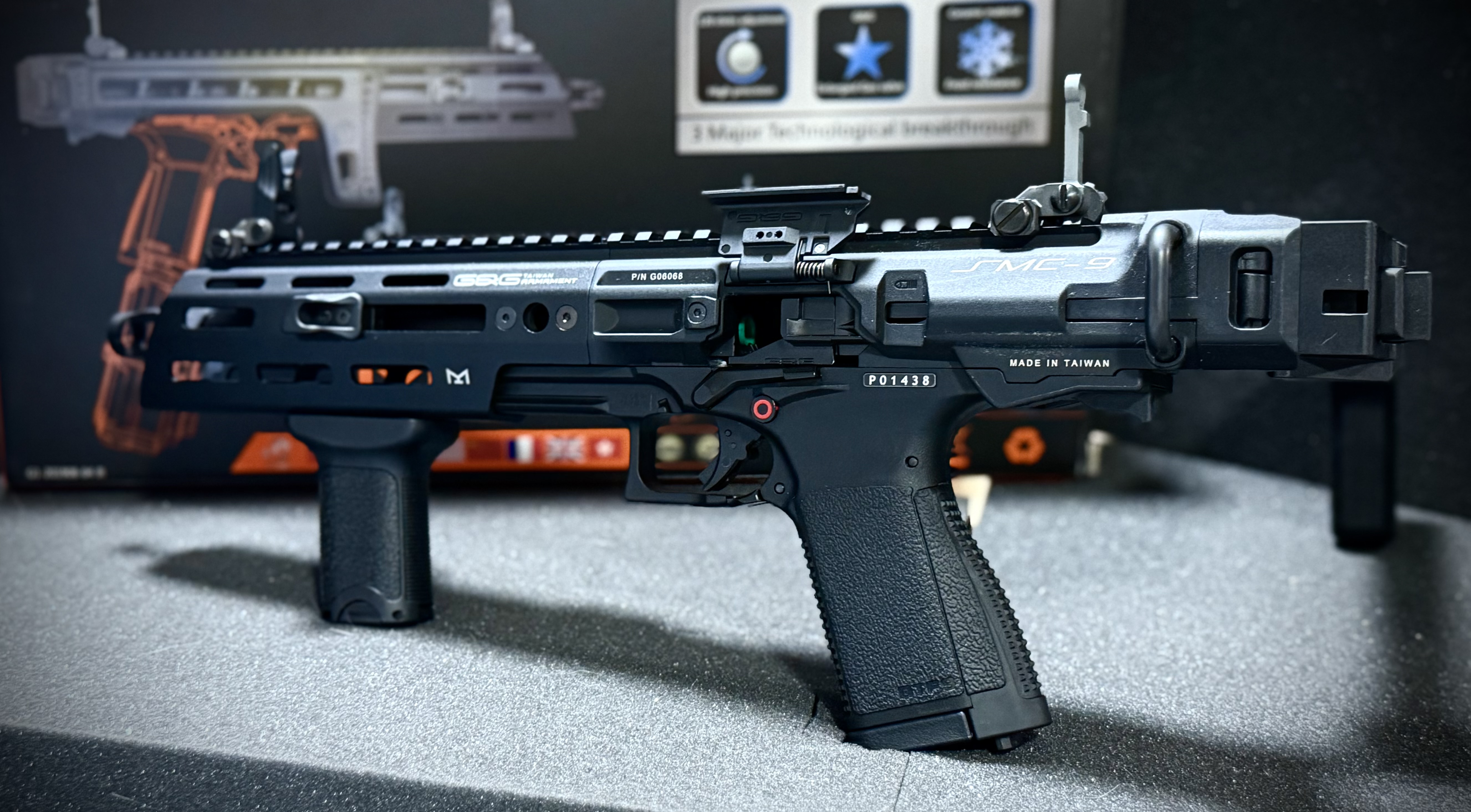 G&G GTP9-MS + konwersja SMC-9 Carbine Kit