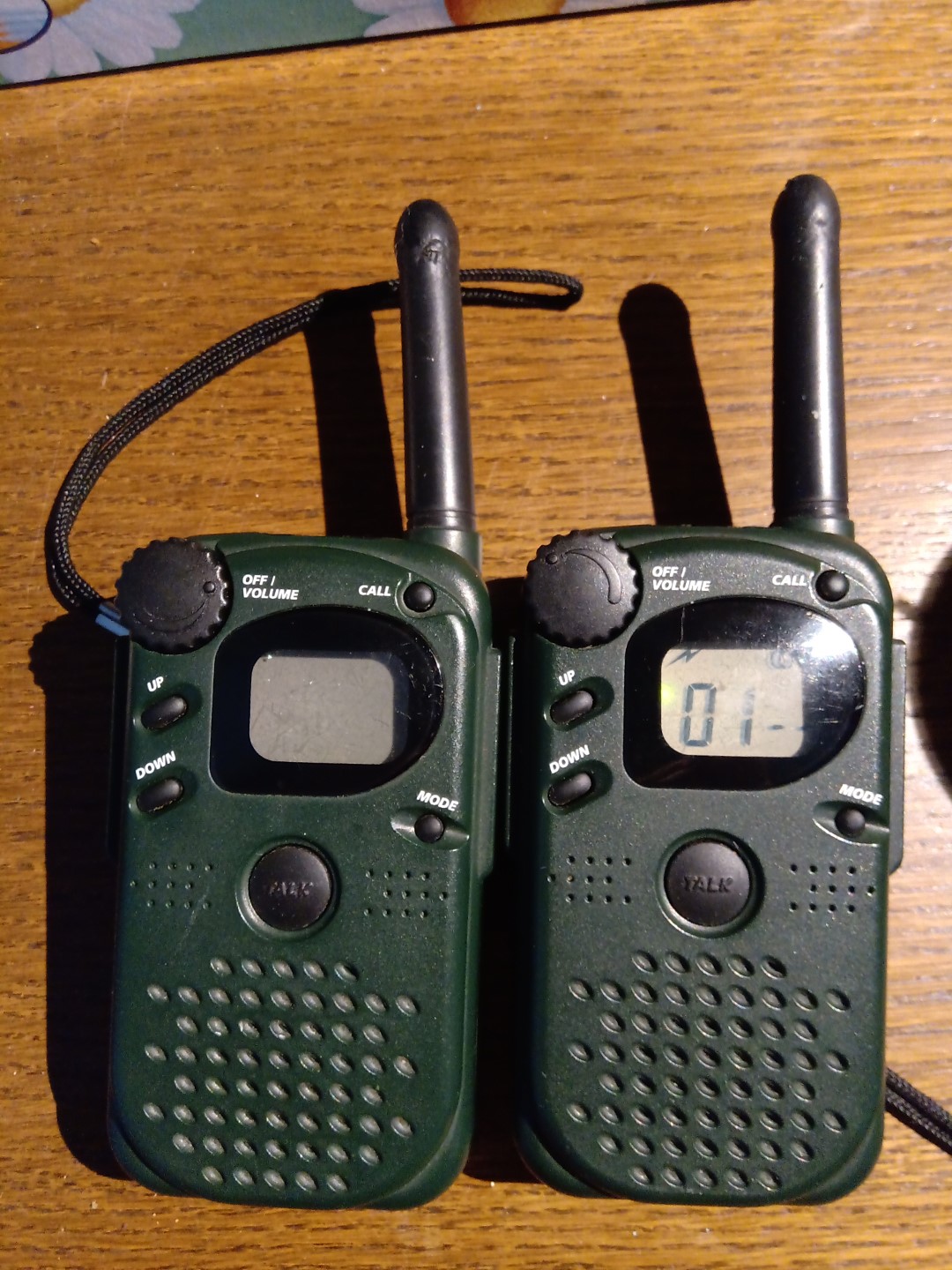 walkie talkie PMR zielone