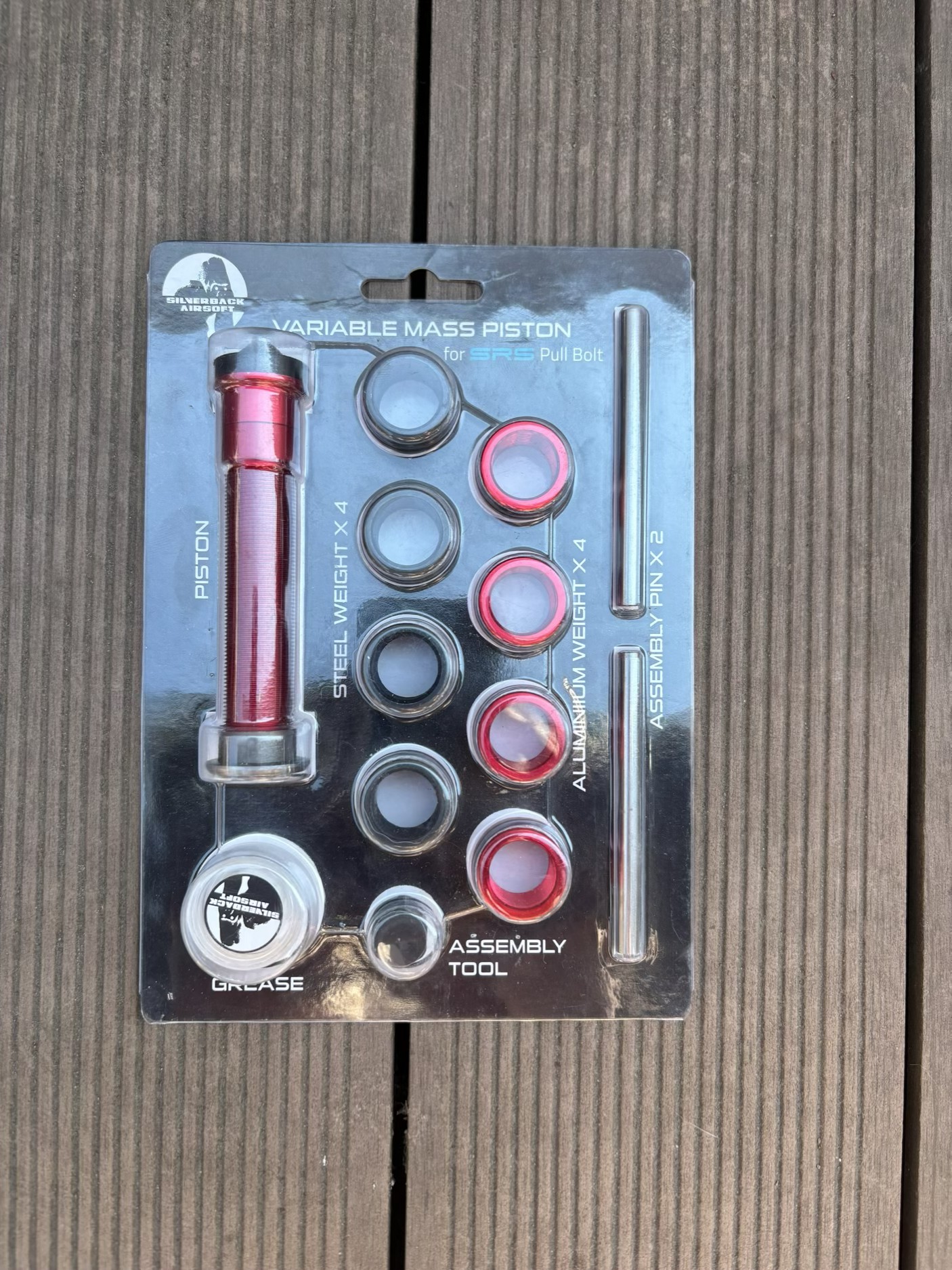Silverback VMP variable mass piston SRS TAC41