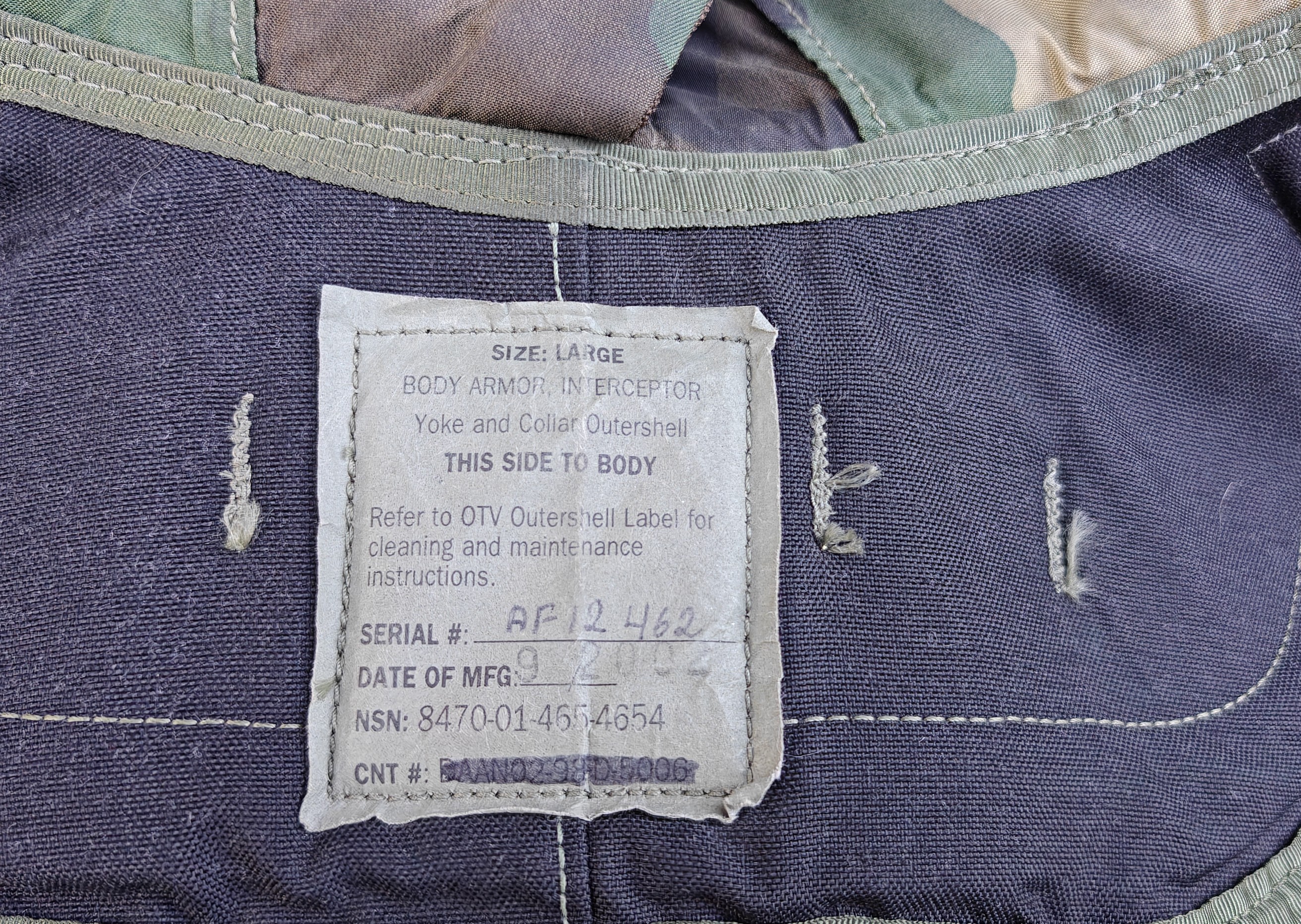Kamizelkę IBA Interceptor Body Armor Woodland Large + Wkłady US ARMY usmc