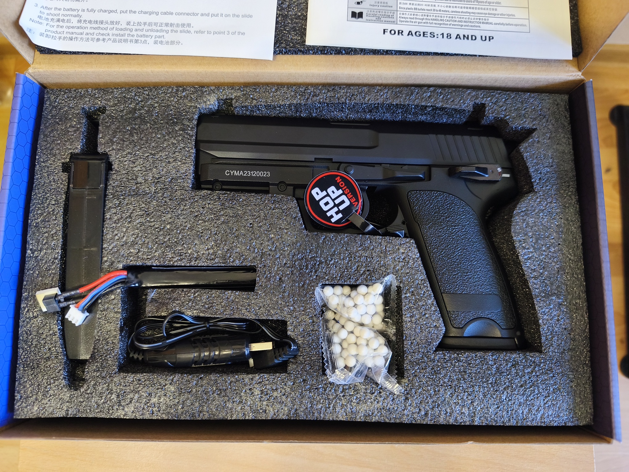 Cyma 125S - AEP replika P8