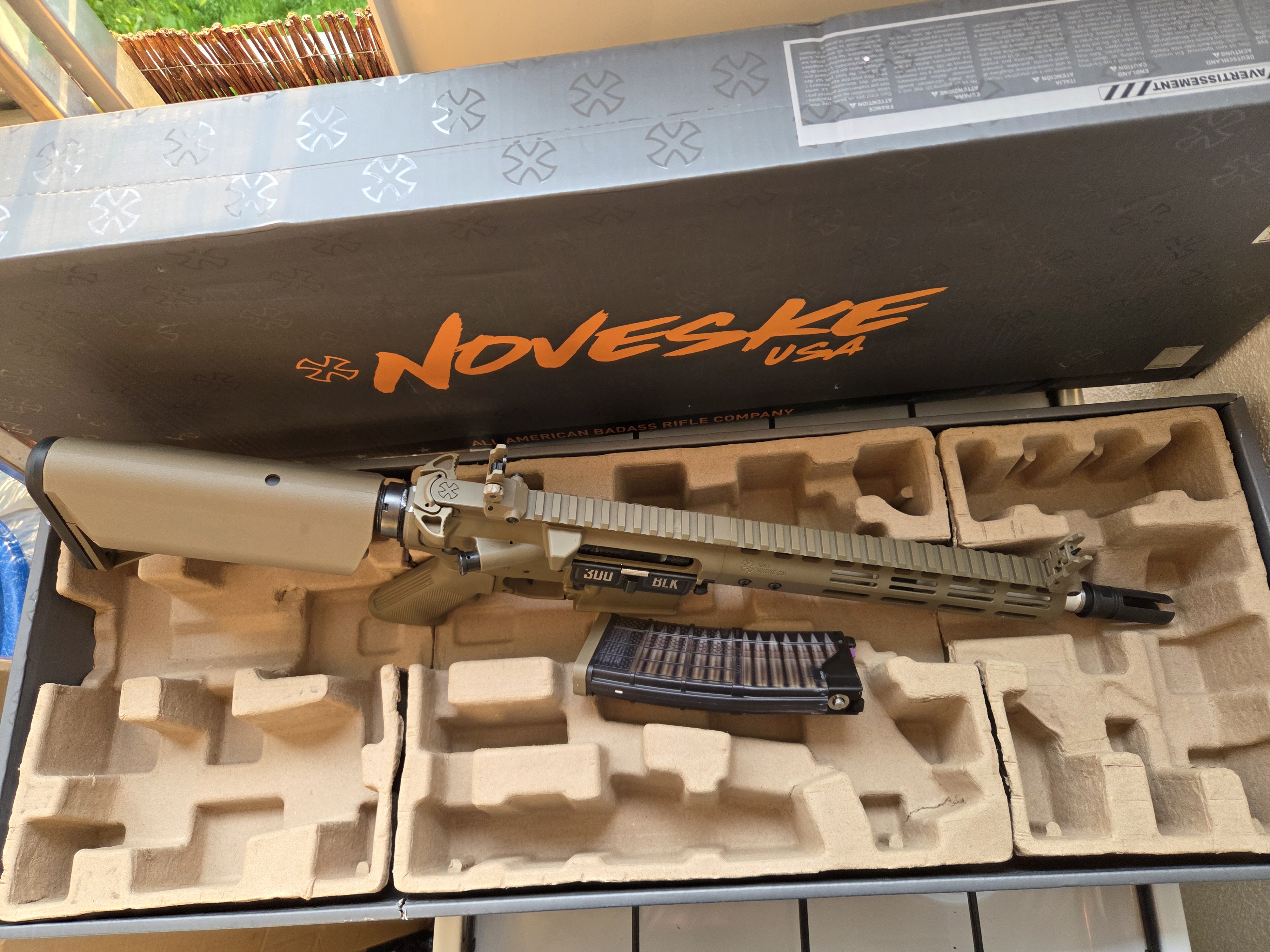 Replika Noveske N4 10.5 Shorty .300 BLK – Tan CGS gbbr