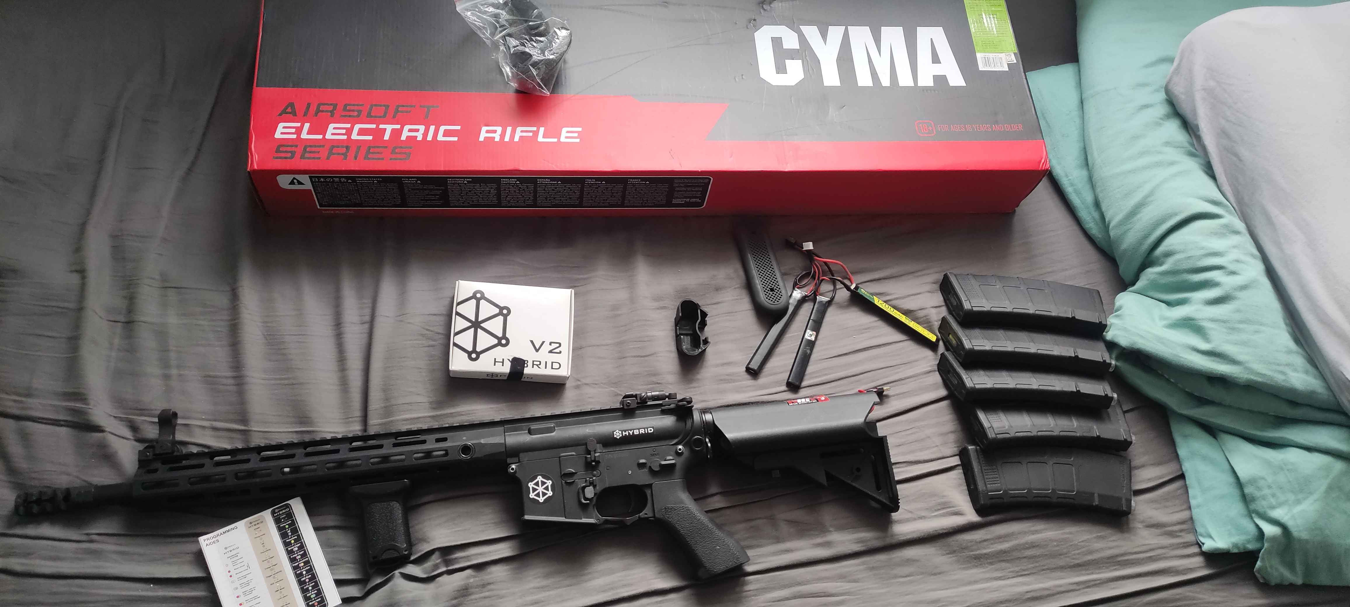 CYMA CM.623 + PERUN HYBRID + modyfikacje | Gotowa do gry | Szybkostrzelna | Okazja