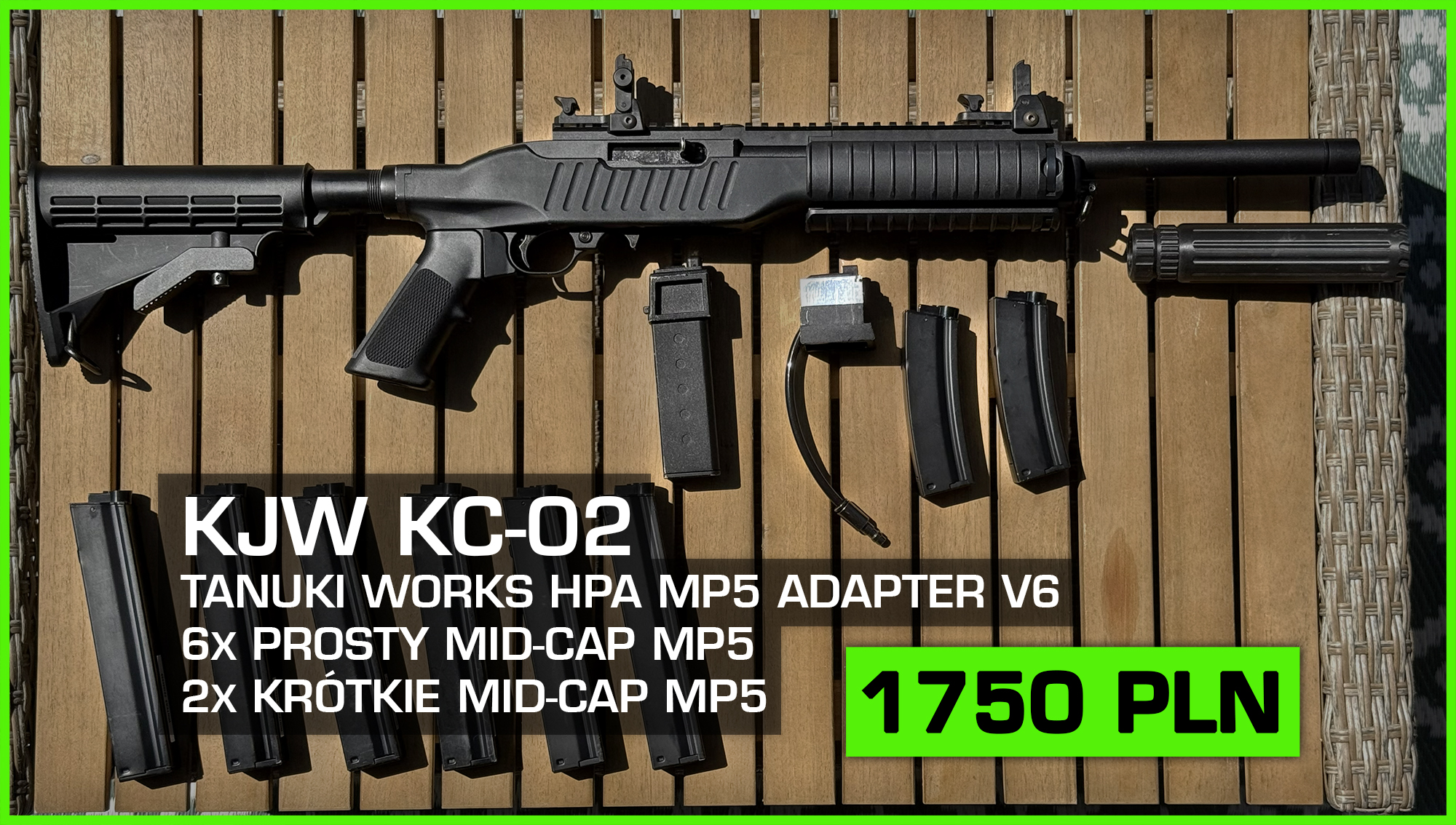 KJW KC-02 GBBR + Tanuki Works HPA adapter