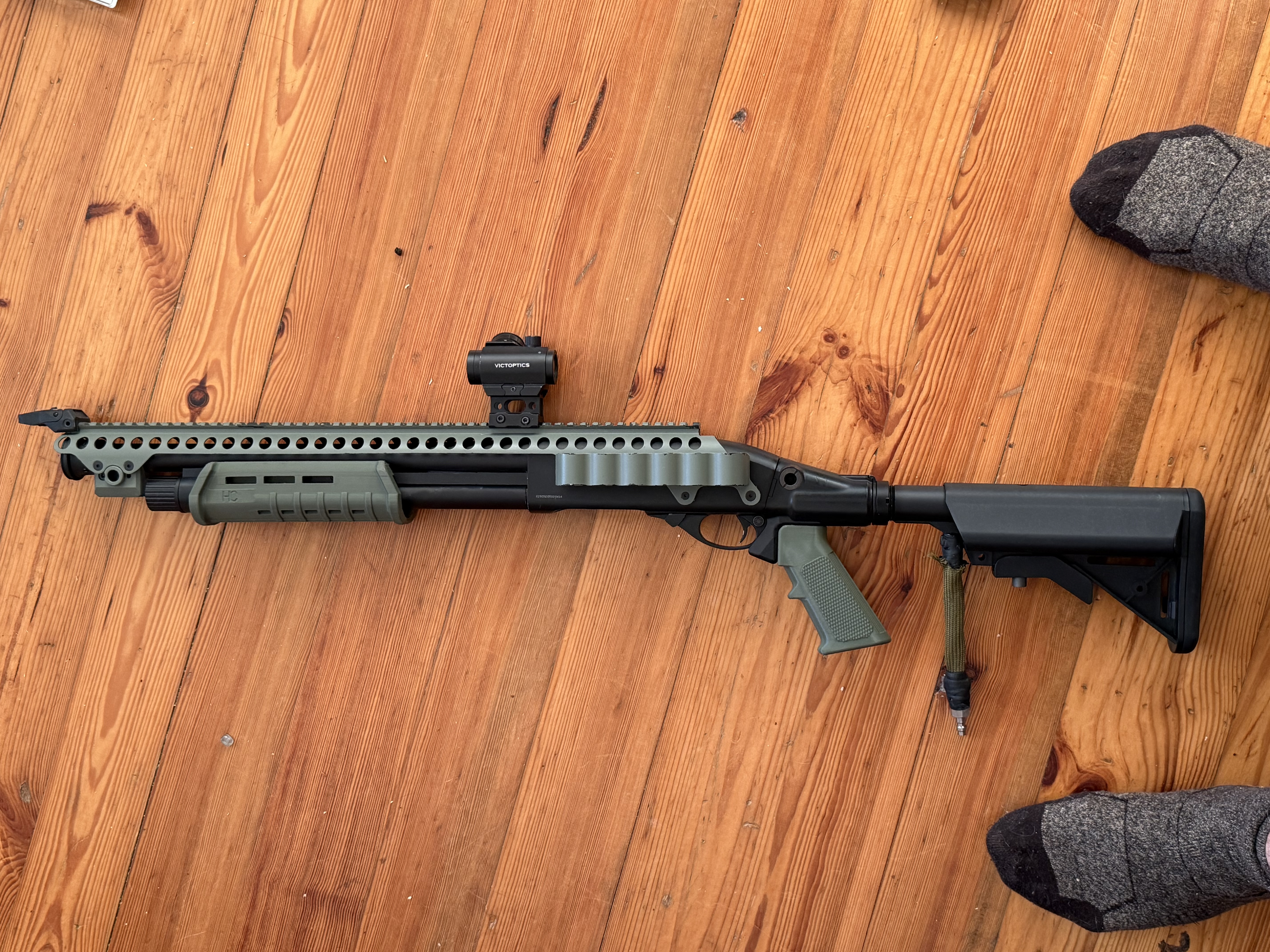 Strzelba jag arms na hpa z kolimoterem i zestawem shellsów