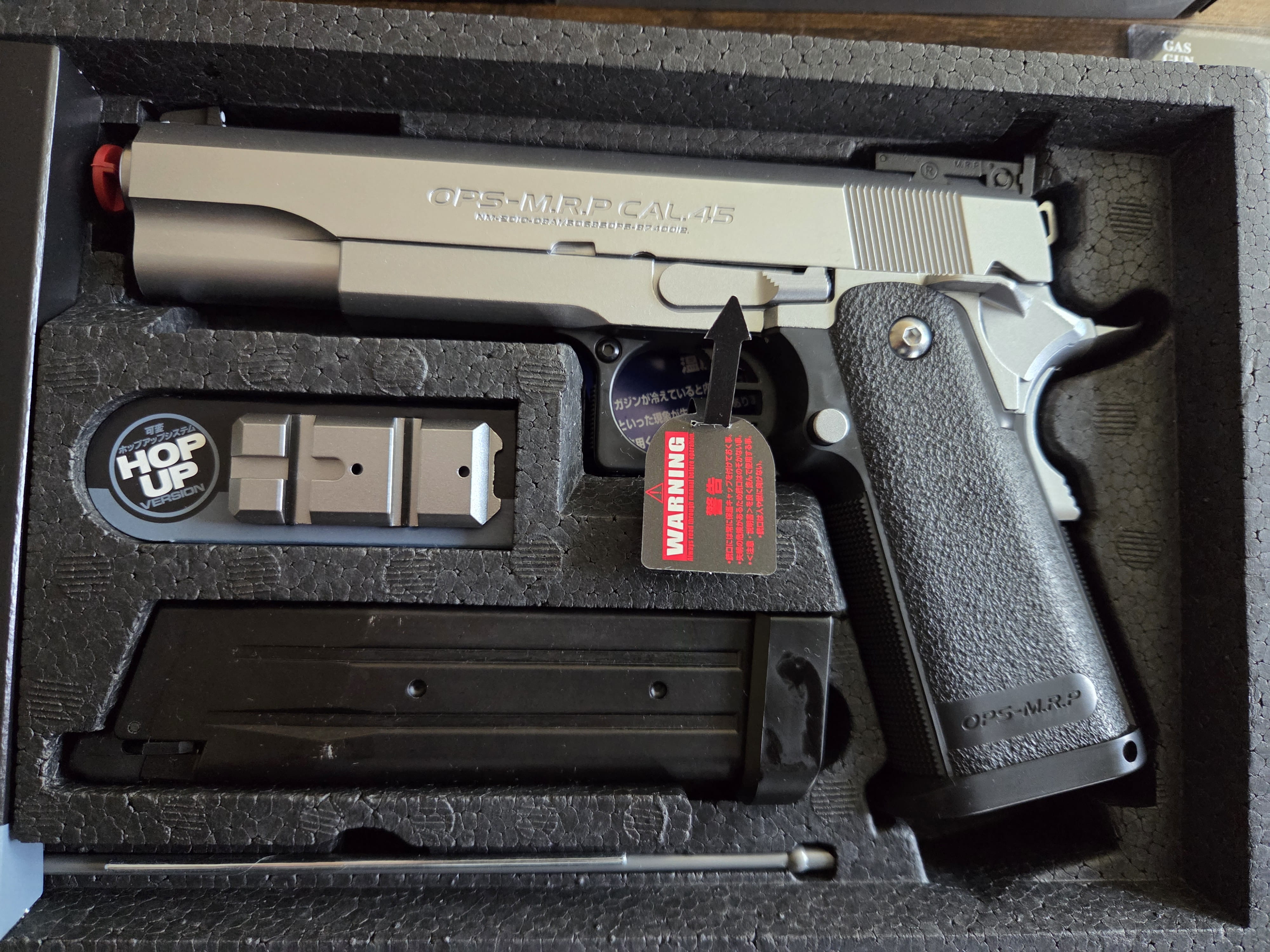 Tokyo Marui Hi-Capa 5.1 Silver + dodatkowy nowy magazynek.
