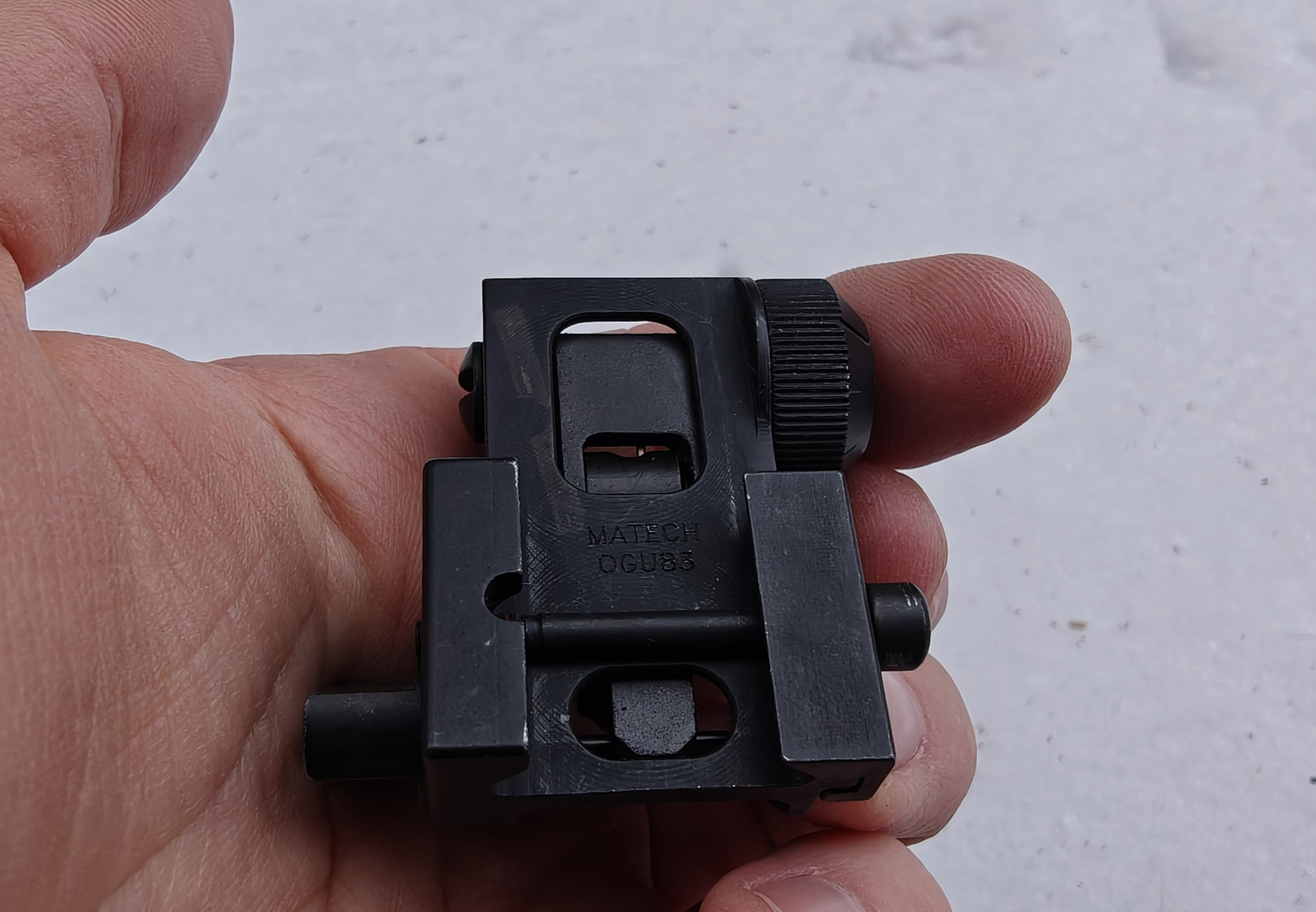 NOWY Iron Sight FLIP-UP MATECH BUIS 600m