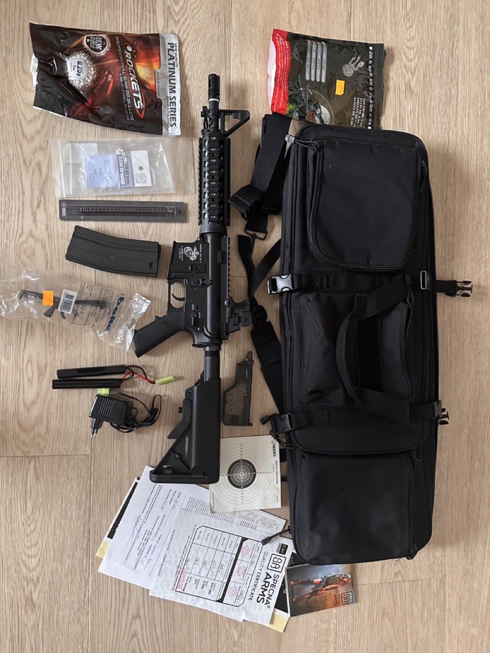 Replika Specna Arms SA-B02 (do naprawy!) z akcesoriami