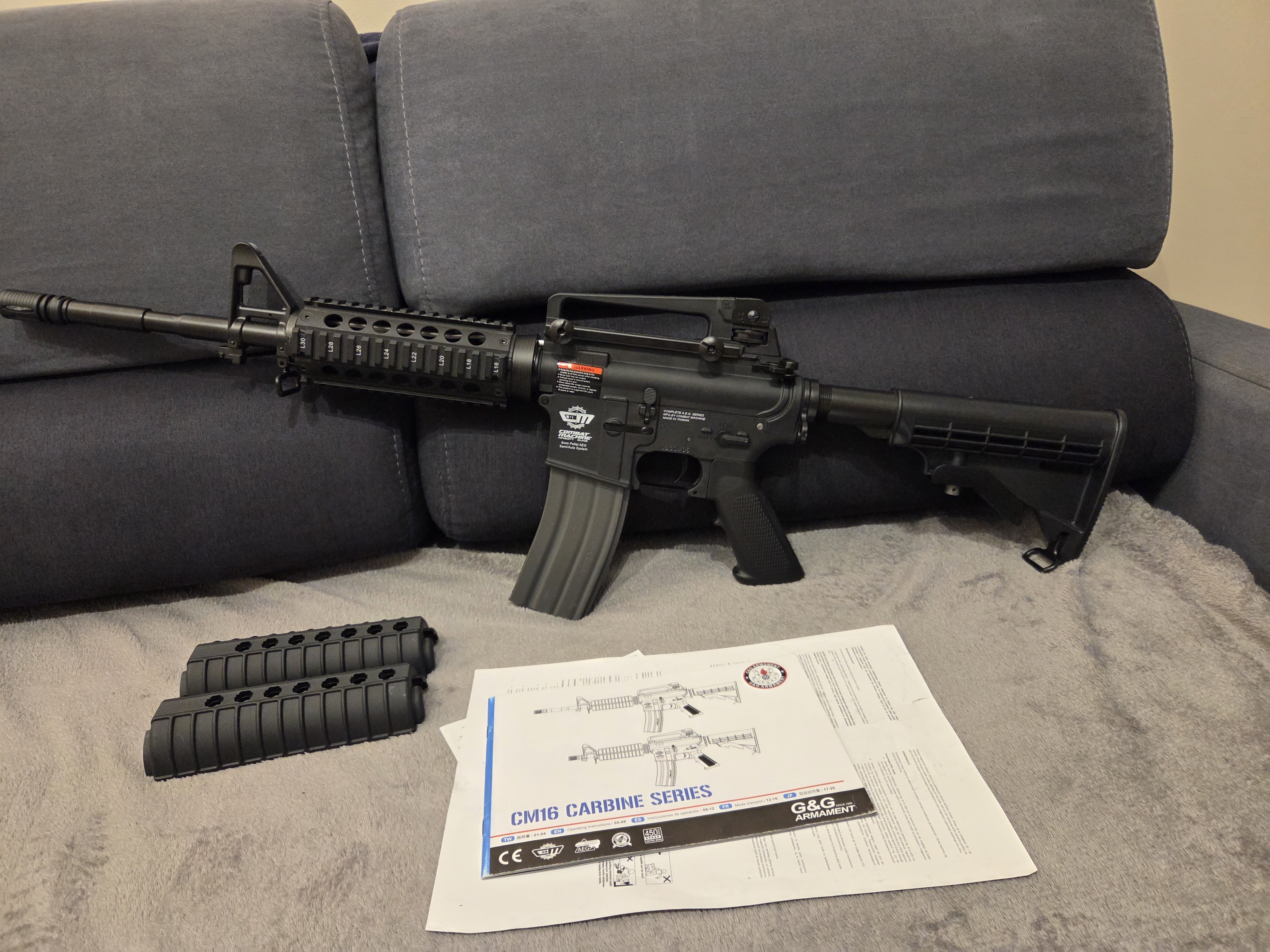 CM16 Carbine M4A1/Ris G&G 1.4 J jak nowa