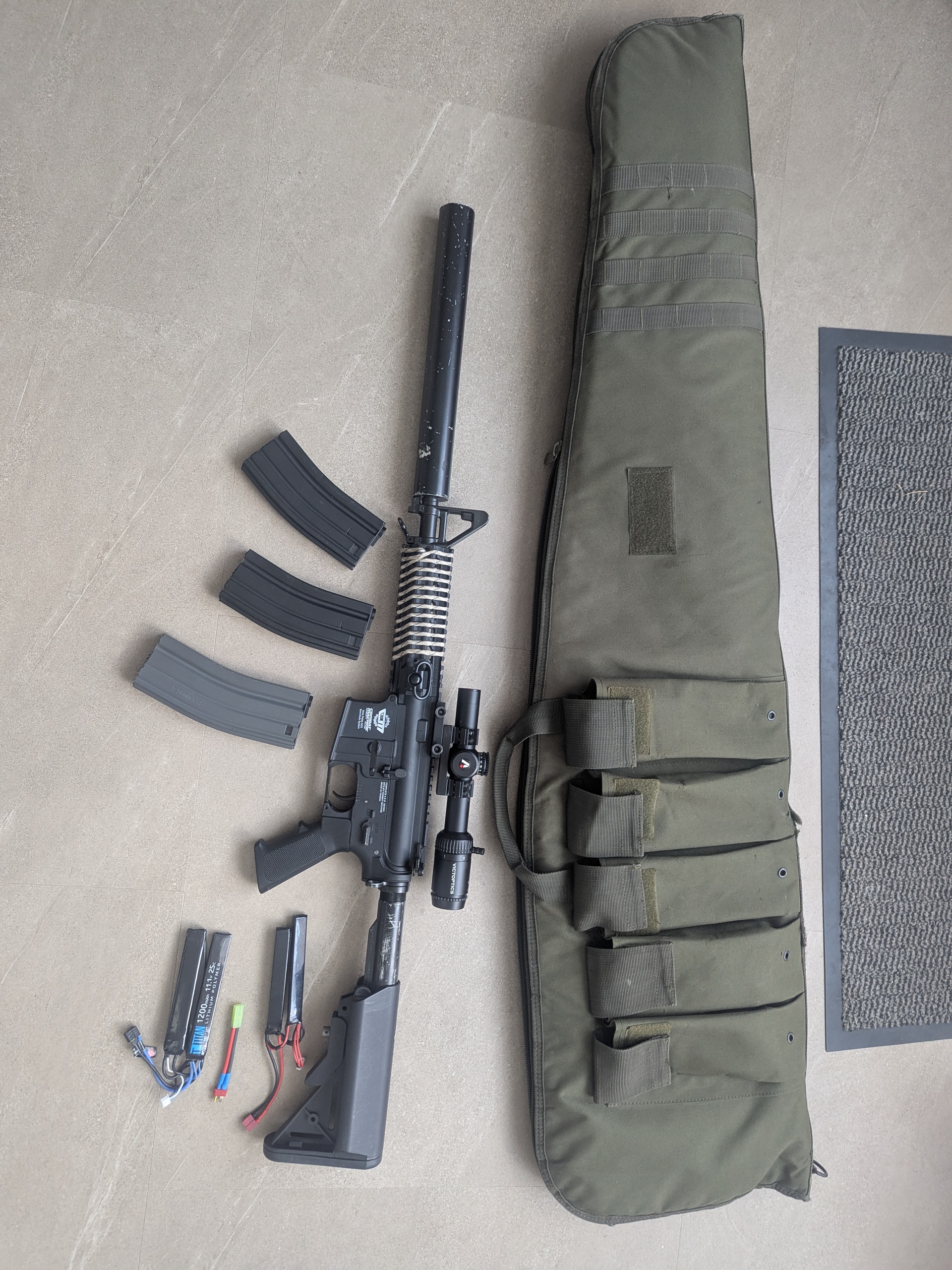 G&G CM16 tunning + dodatki / Zamiana