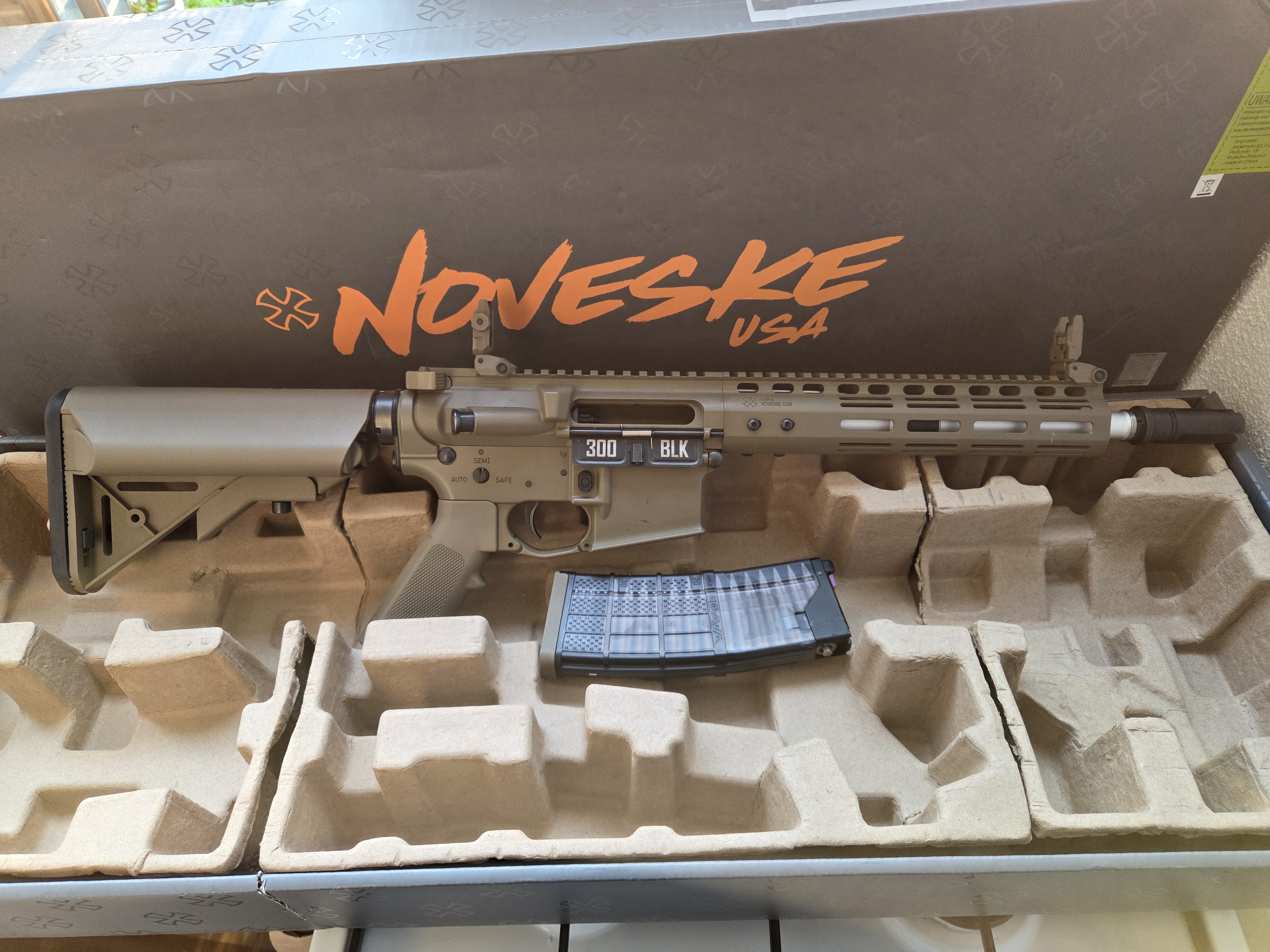 Replika Noveske N4 10.5 Shorty .300 BLK – Tan CGS gbbr