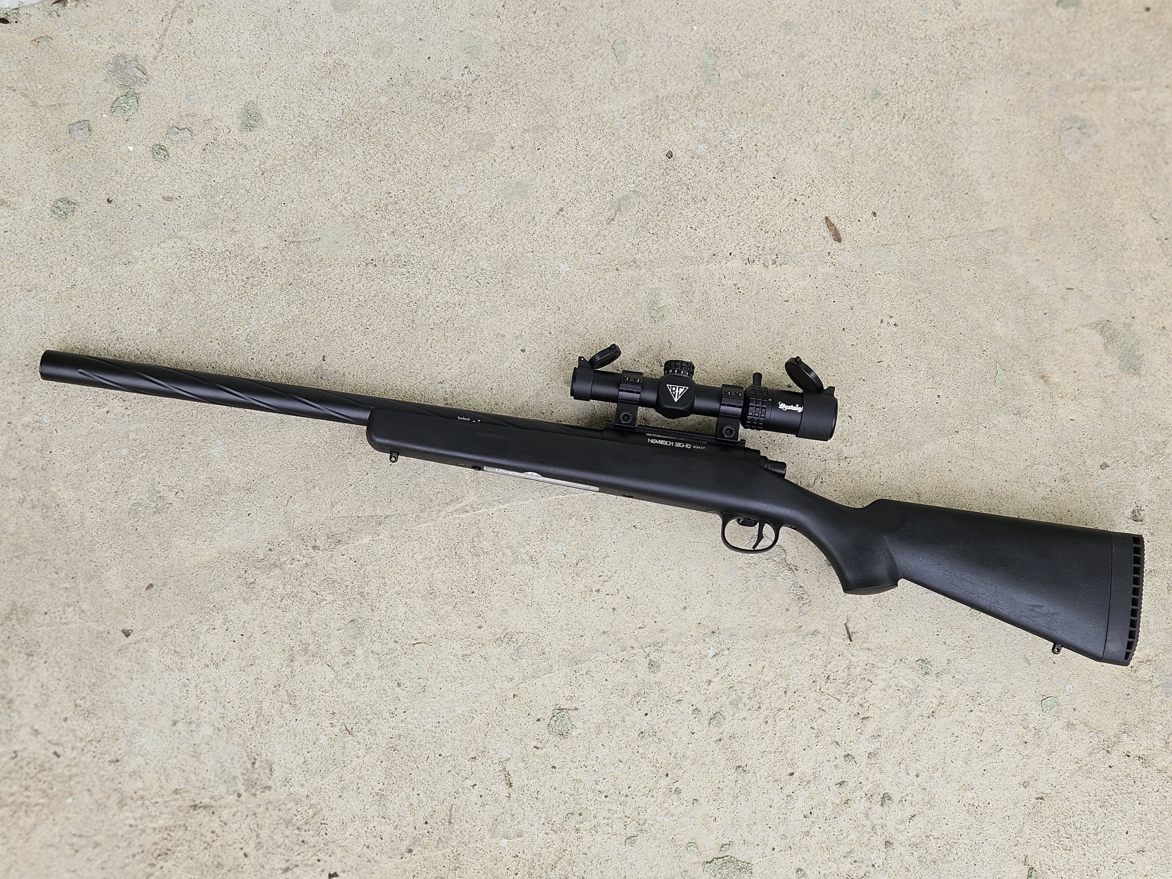 SSG10 jak nowa Novritsch 530fps luneta szturmowa 1-5x24