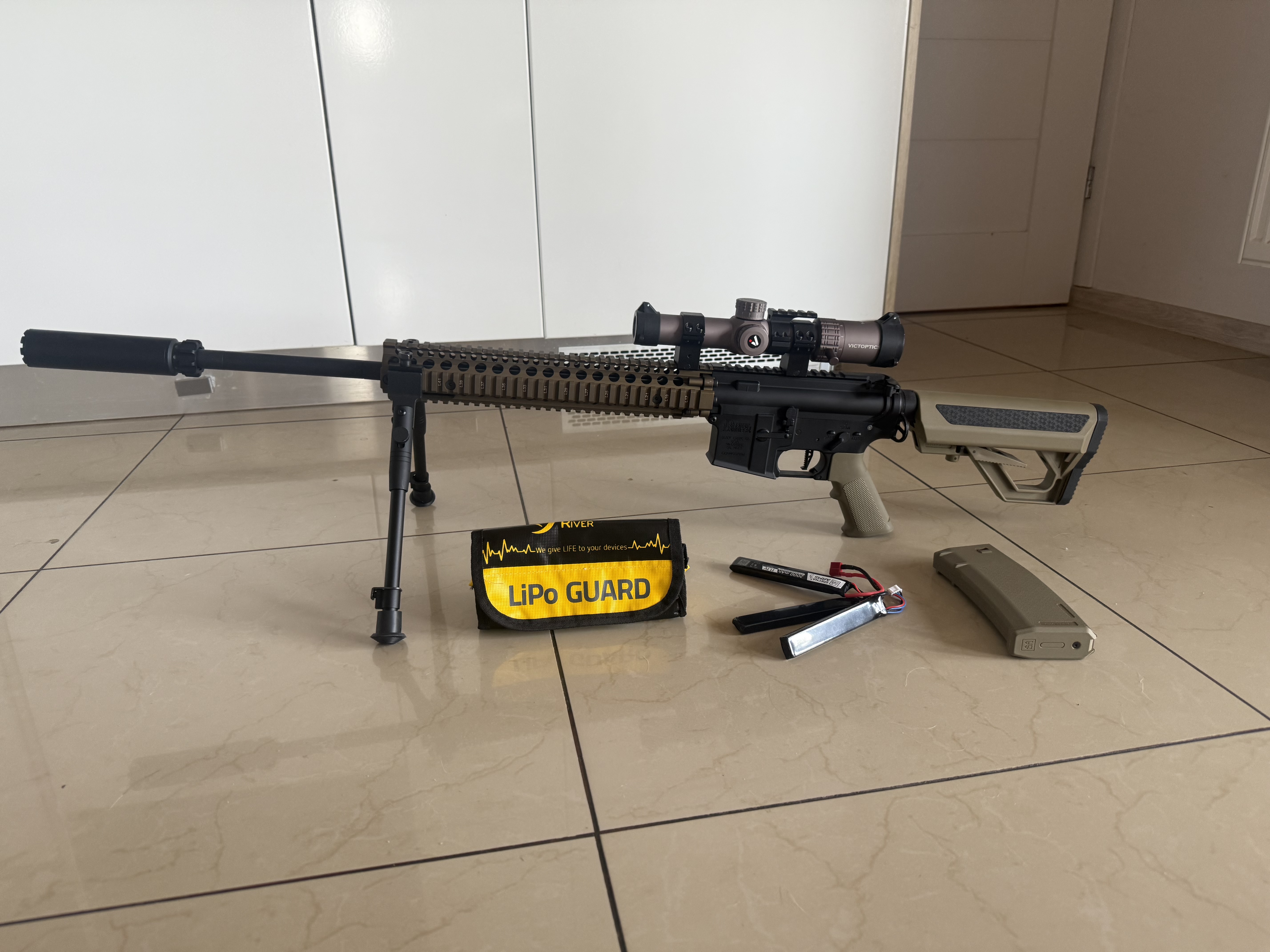 Karabin DMR na bazie ASG Specna Arms Daniel Defense® MK18 SA-P26 Prime™.