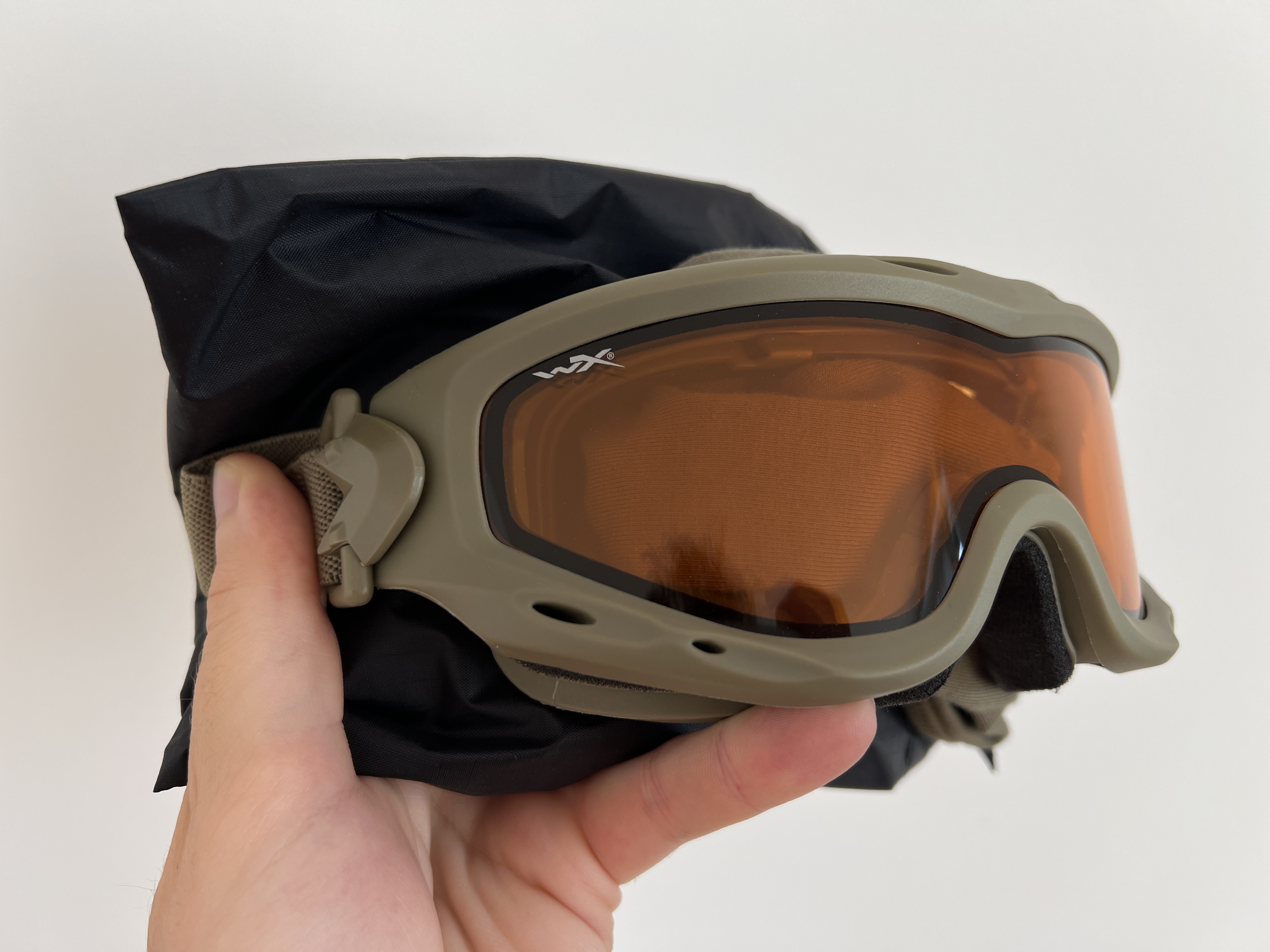NOWE gogle balistyczne Wiley X Spear Dual-lens z 3 wizjerami + zestaw anti-fog