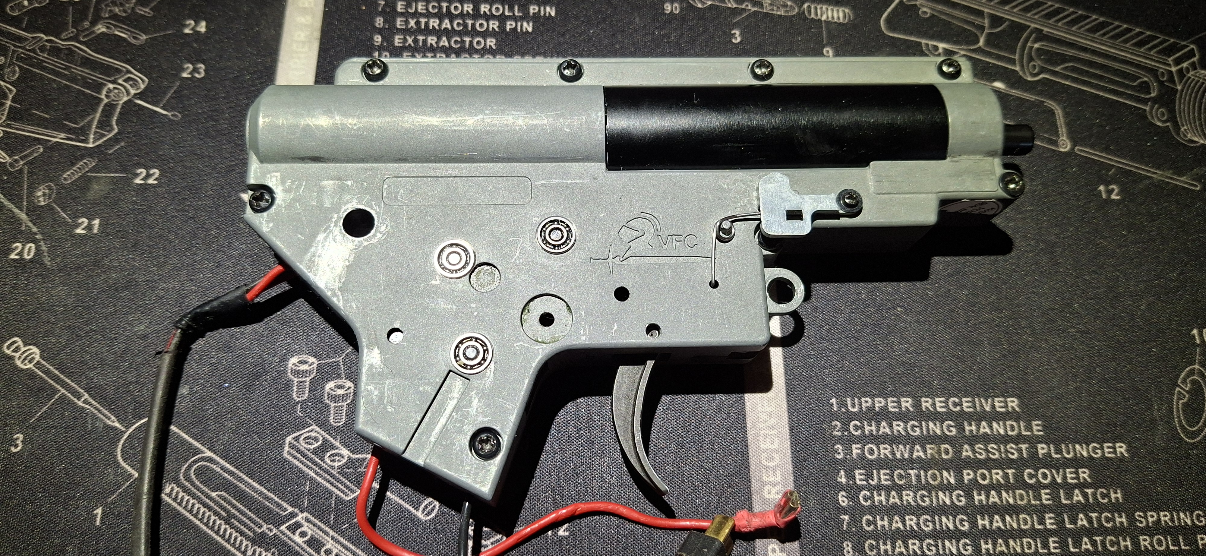 Prawie stockowy kompletny gearbox V2 VFC