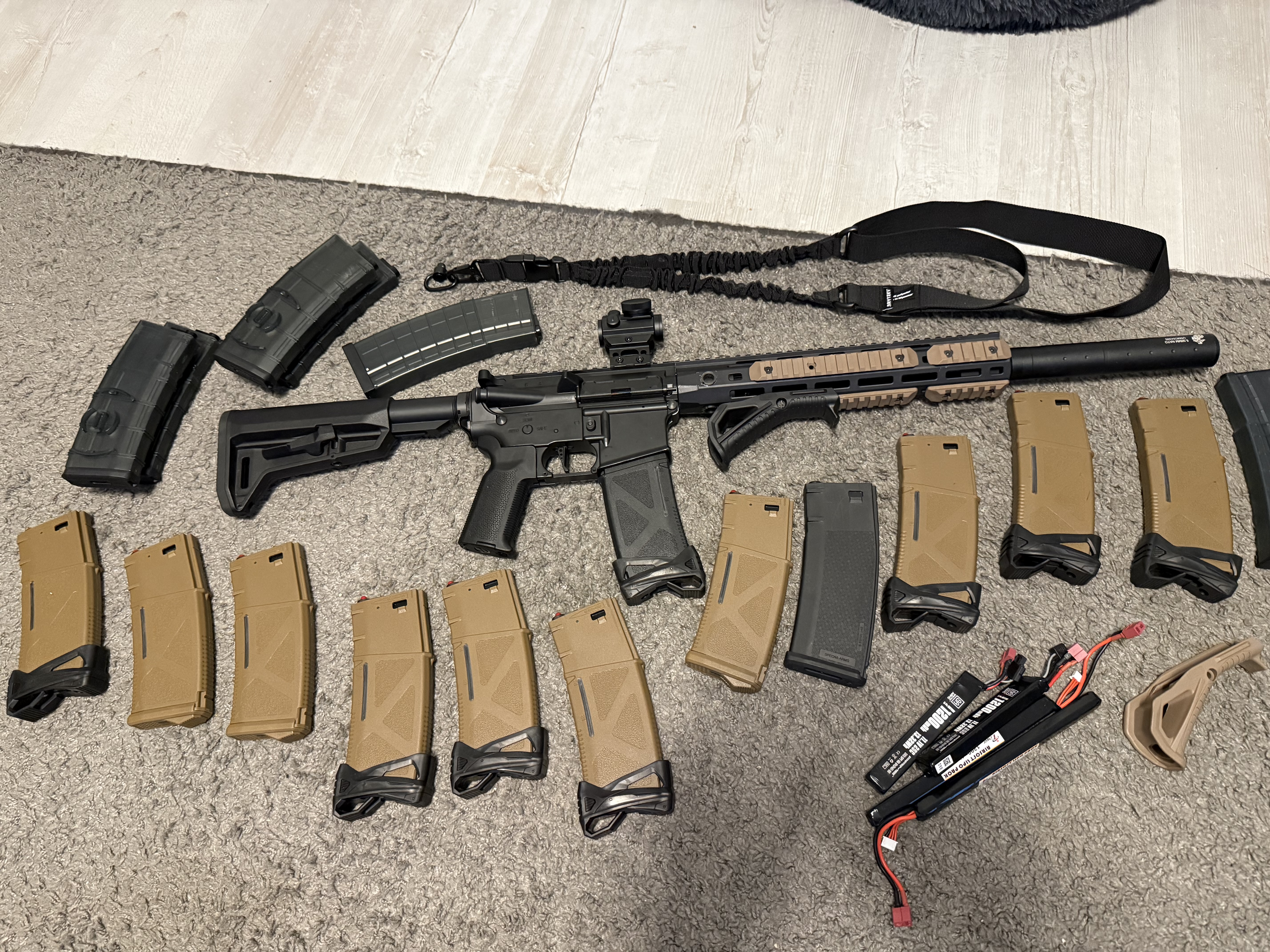 Replika Asg Arcturus MOD1 SBR 8 full metal duży zestaw