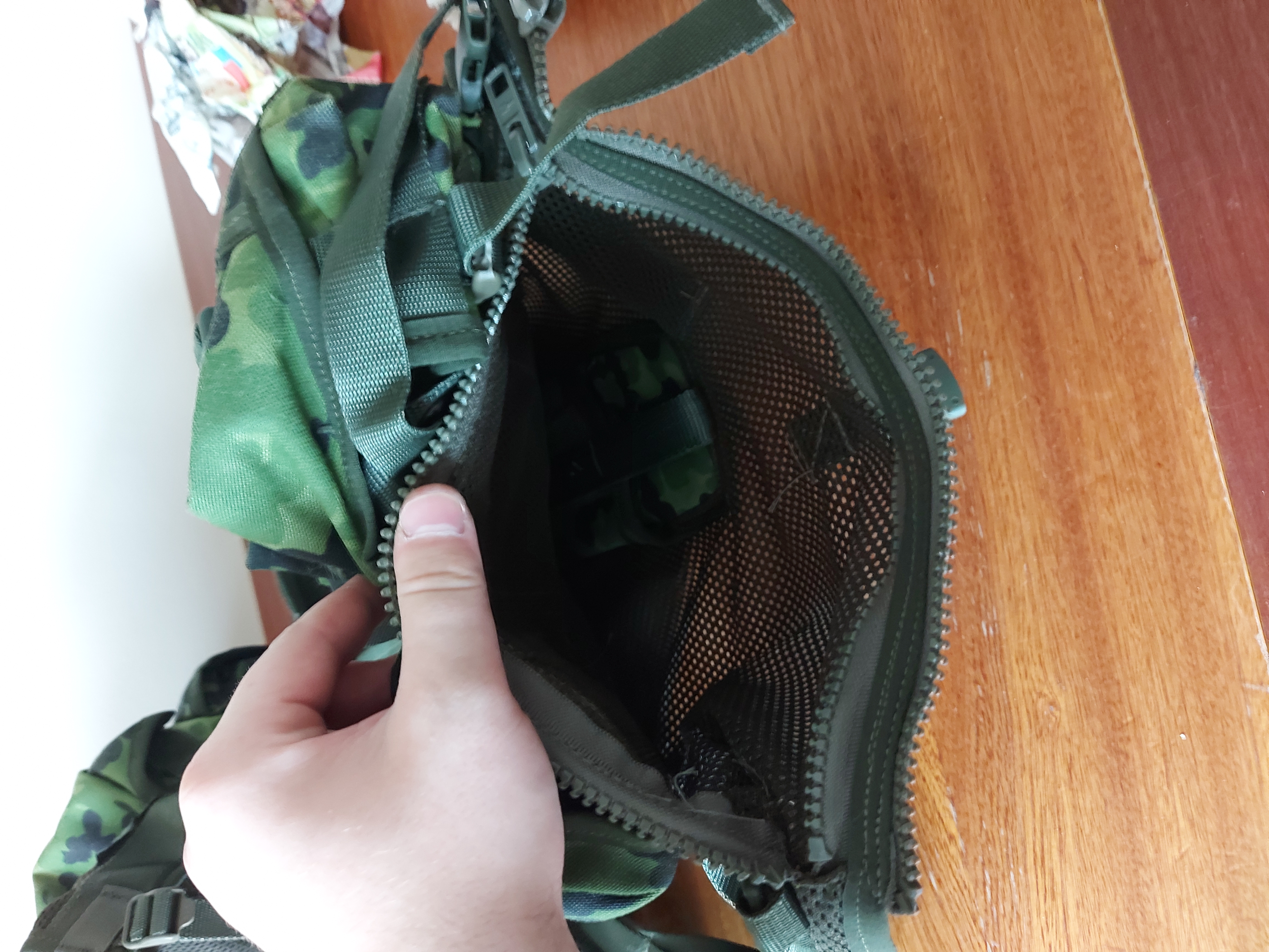 Kamizelka taktyczna - duński kamuflaż M84, cordura; unikat; ASG
