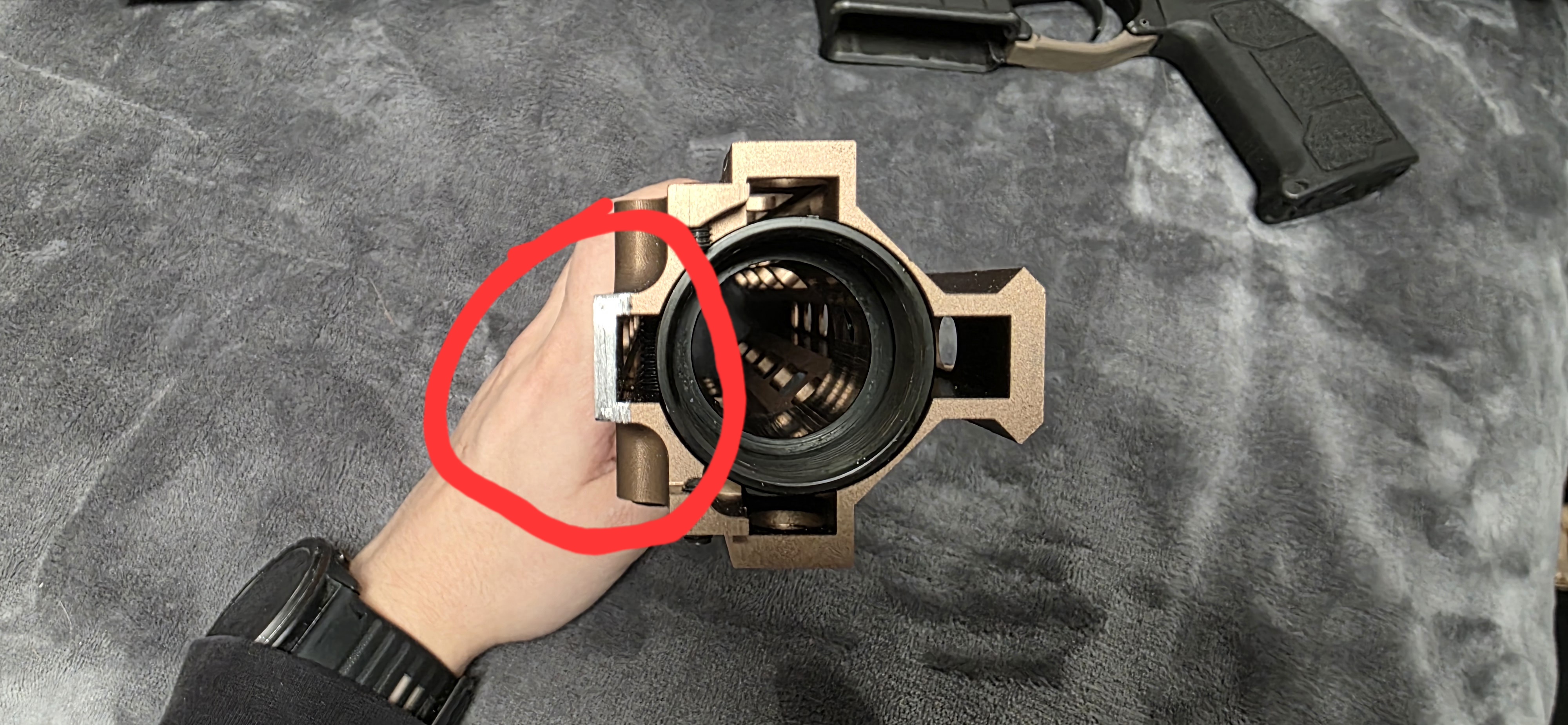 Front Geissele MK4 9.5 Tan