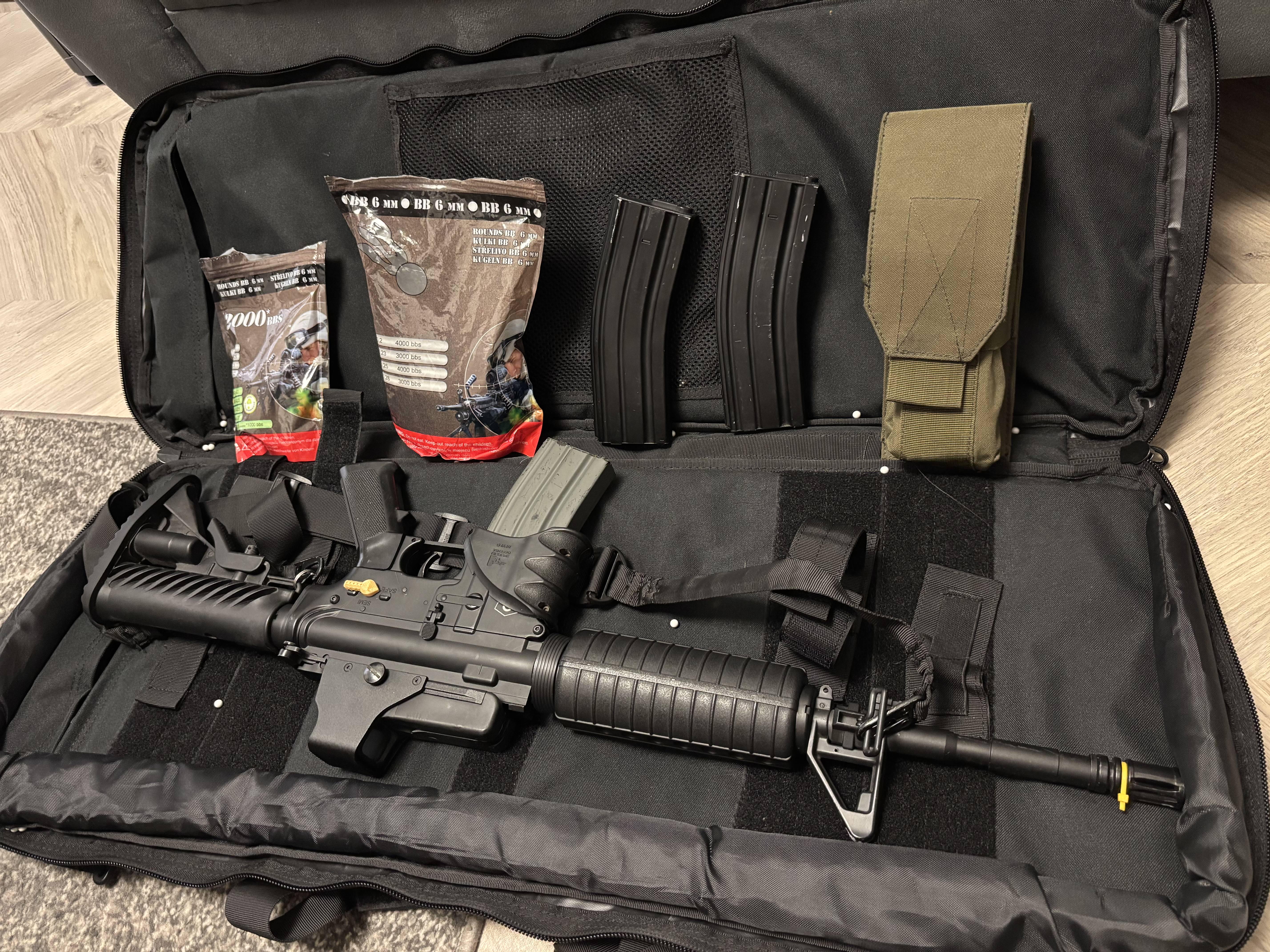 Zestaw ASG - Replika + magazynki + torba
