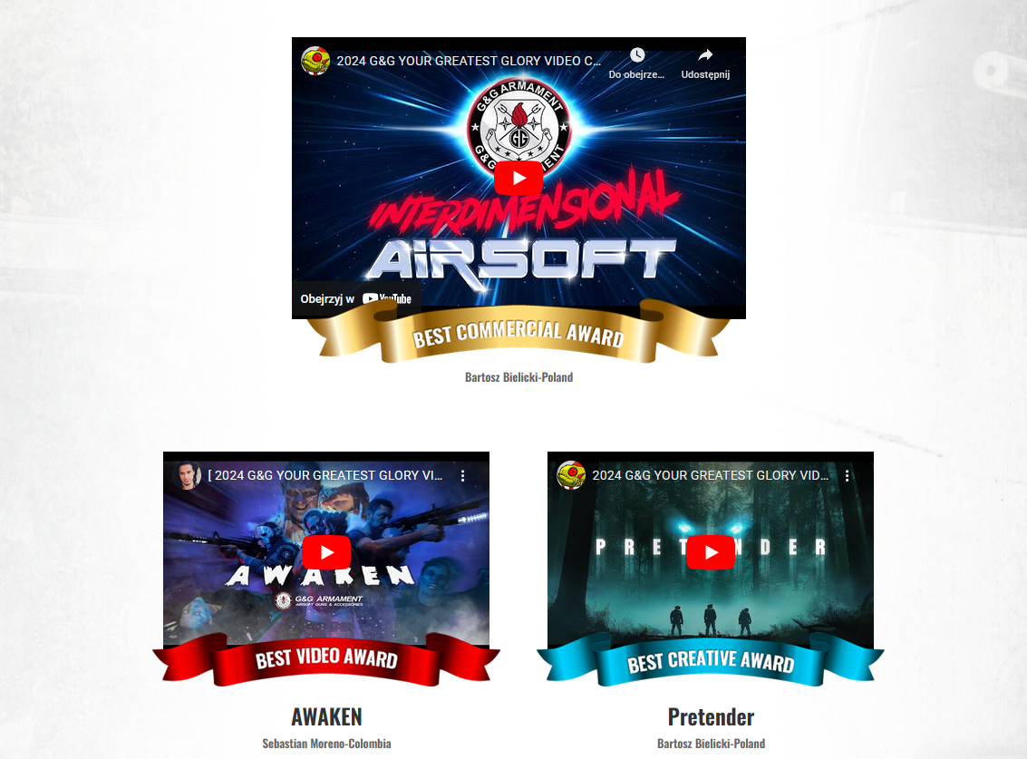 G&G Armament Your Greatest Glory 2024 - wyniki