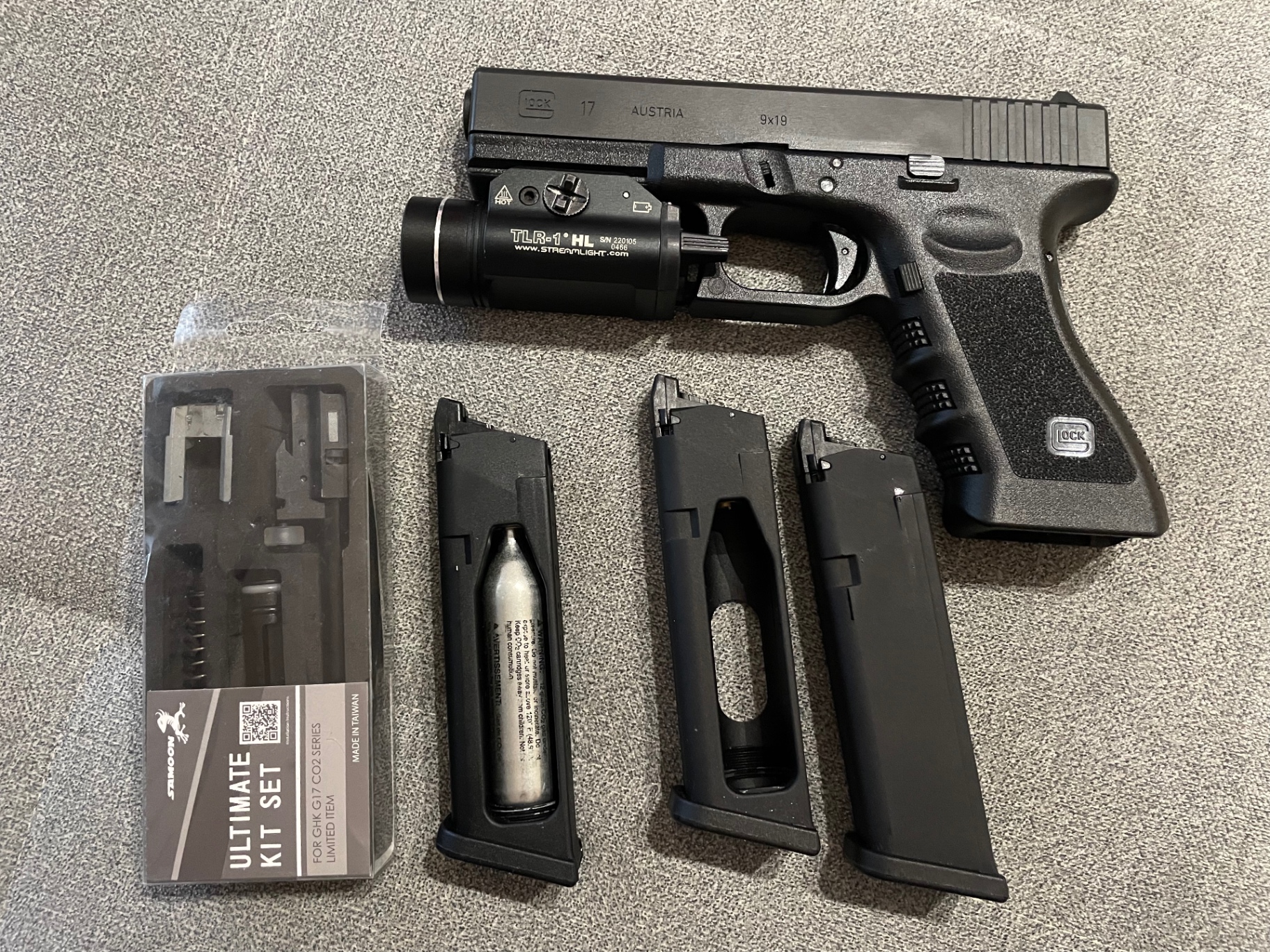 新品】SAMOON Umarex GHK GLOCK17 CO2化キット Ultimate kit 