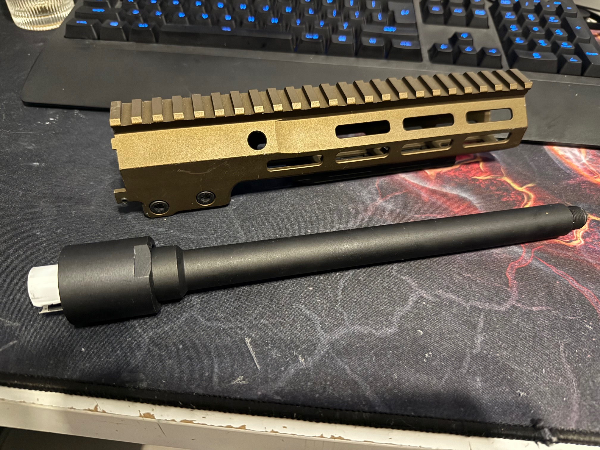 Kompletny Metalowy Korpus M4 + Front CNC wraz z lufą Delta Armory