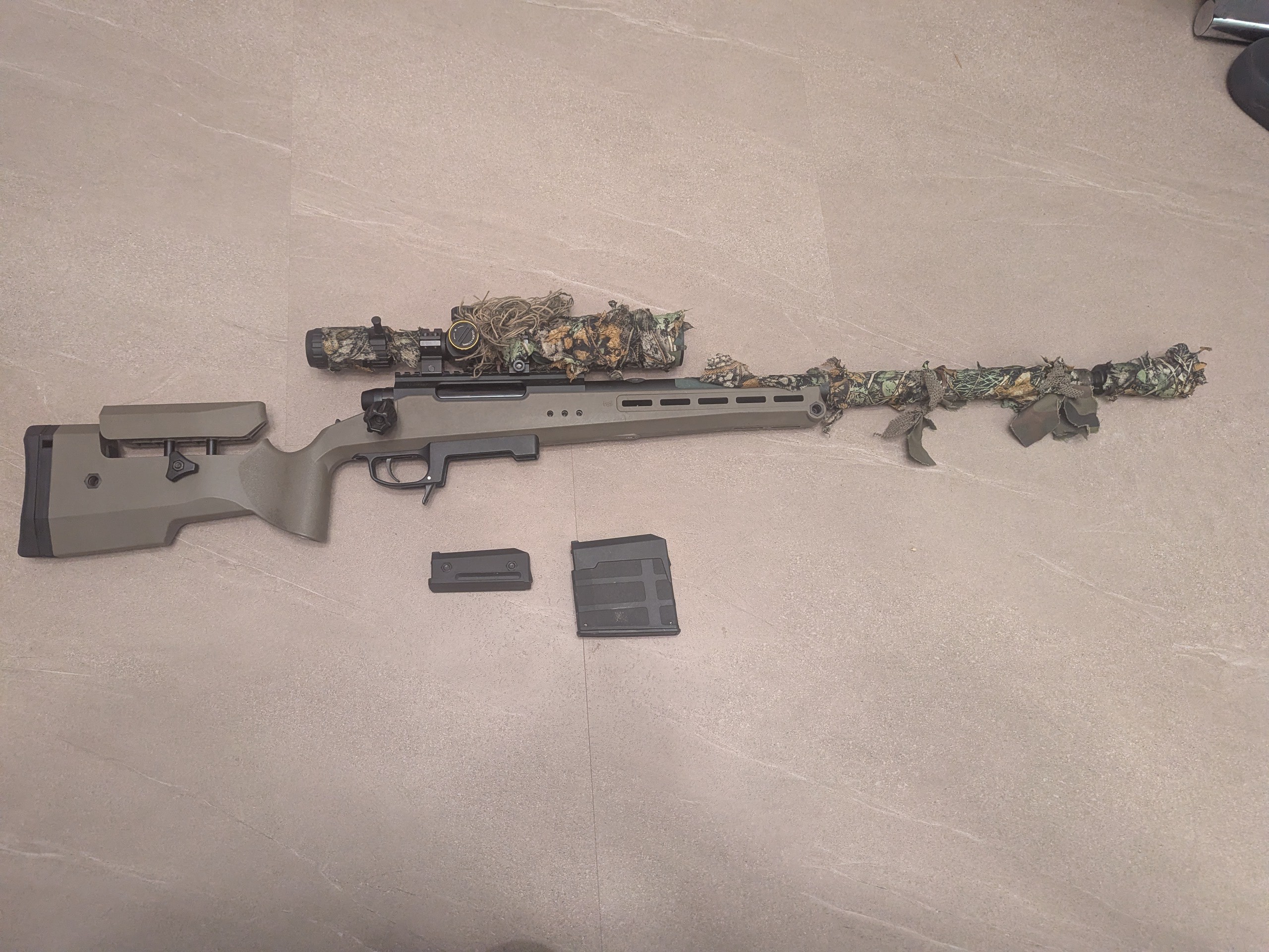 Karabin, snajperka ASG Tac-41 Silverback tuning