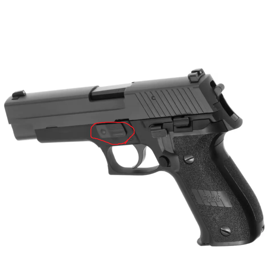Zlece druk3d dzwignia rozkładania do p226 od we gbb