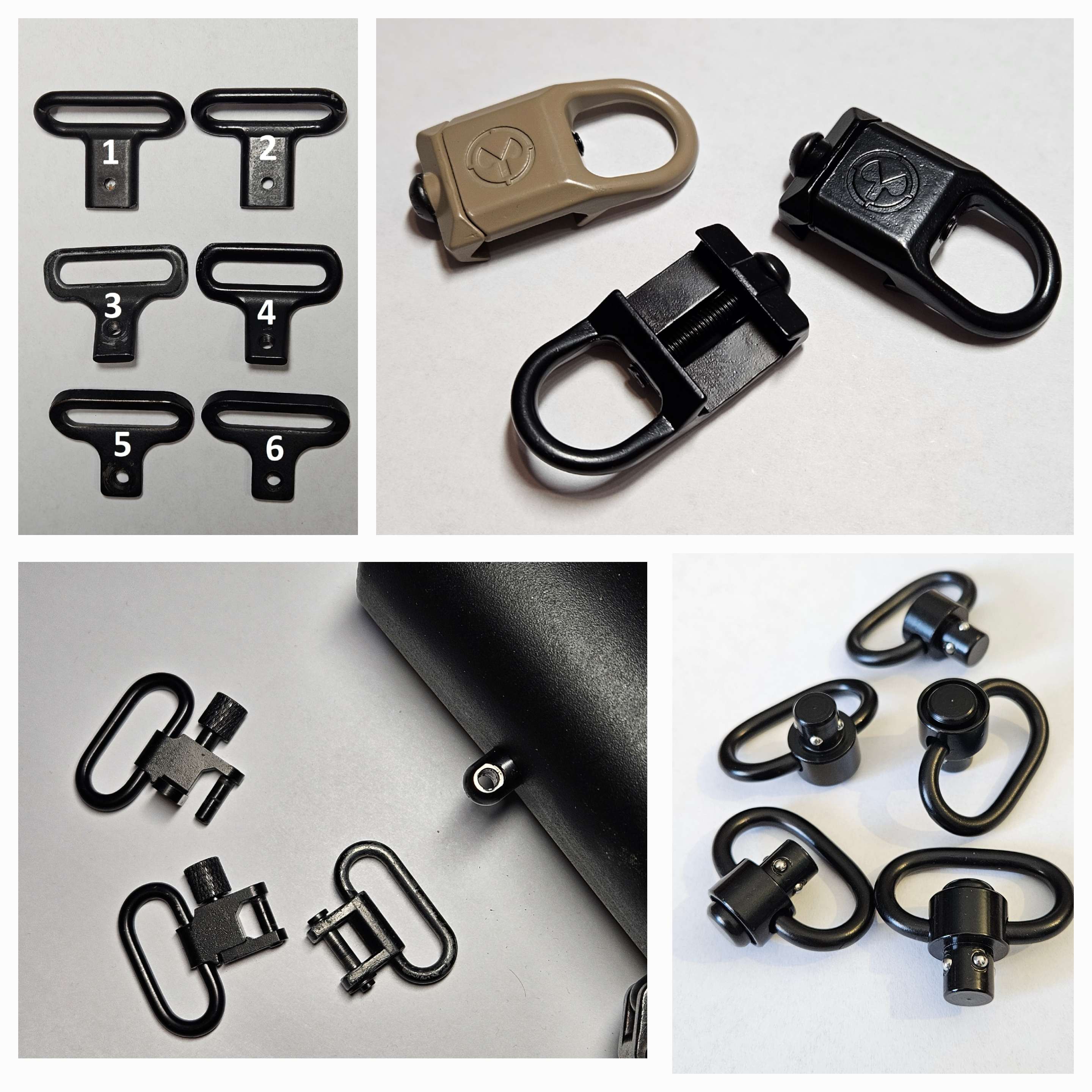 Uchwyty zawieszenia RAS na szyne 22mm RIS kopia Magpul