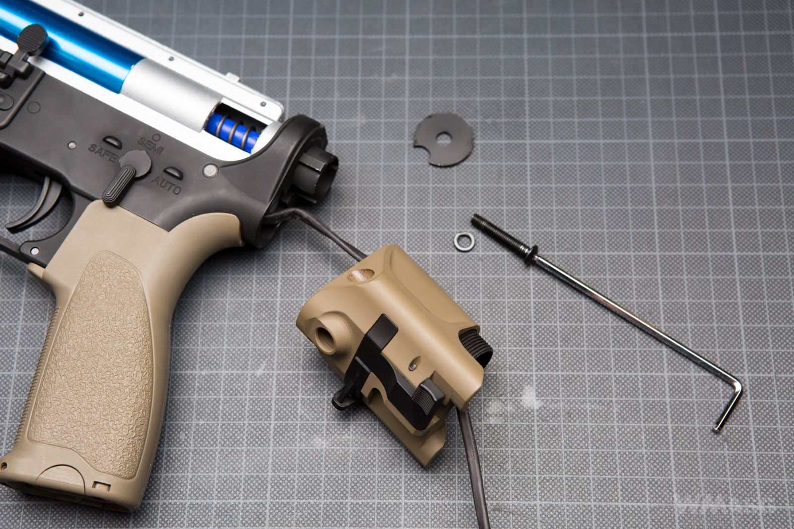 Specna Arms SA -E12 PDW Edge BK-TAN (części)