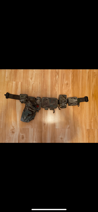Pas taktyczny idogear green ładownice ładownica multicam