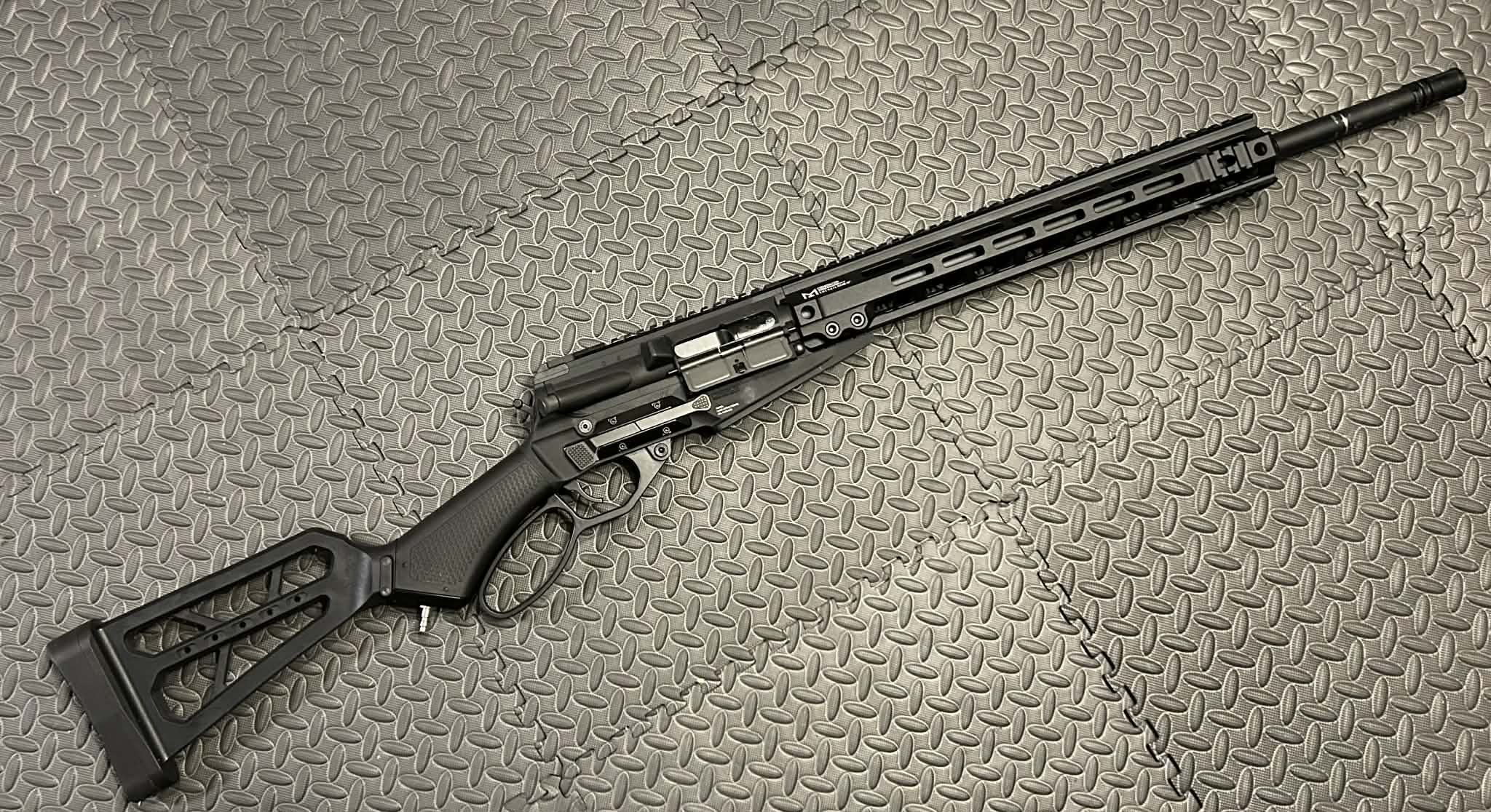 GAS LevAR 15 - czarny HPA snajperka ASG