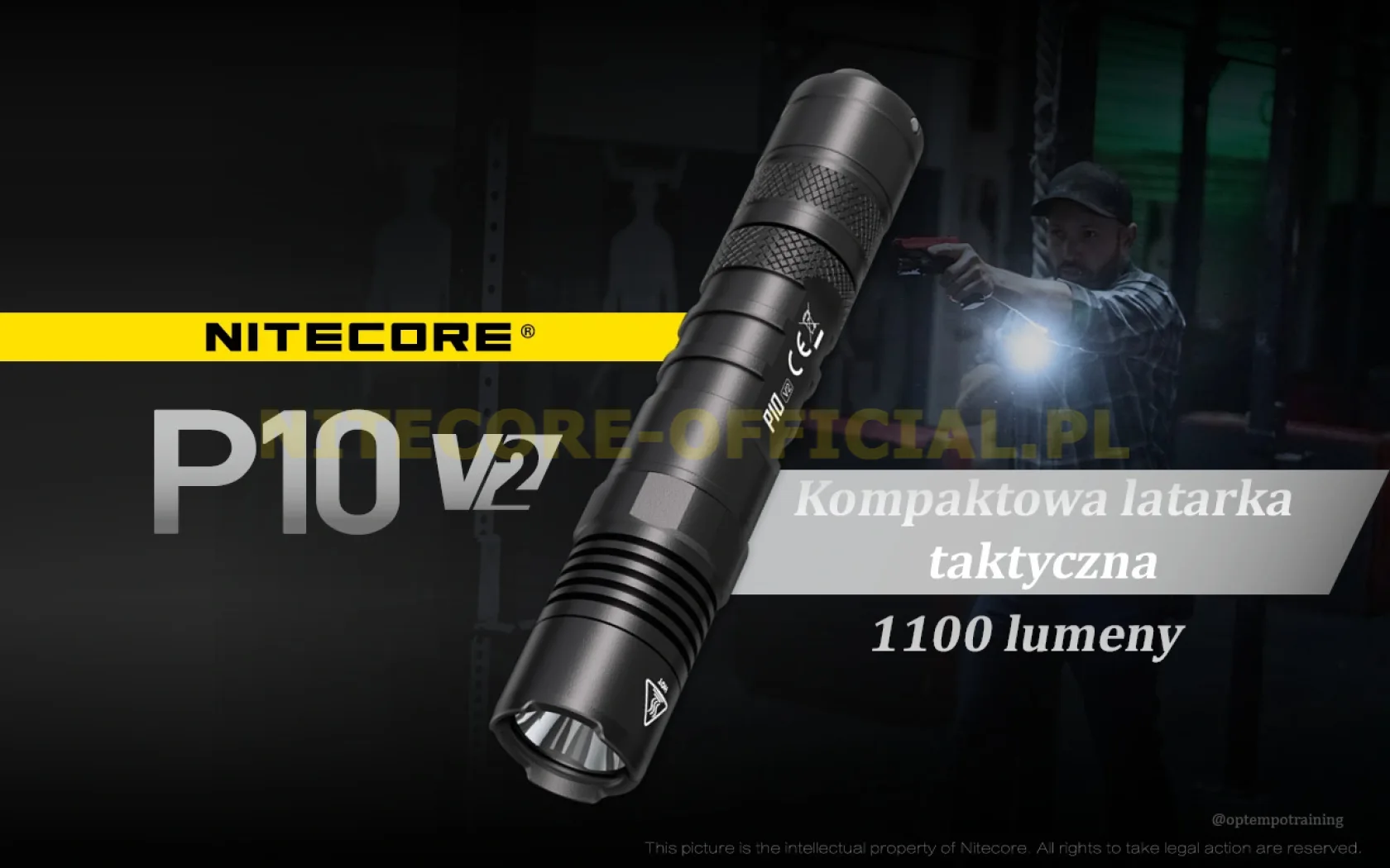 Latarka p10 v2 Nitecore nowa