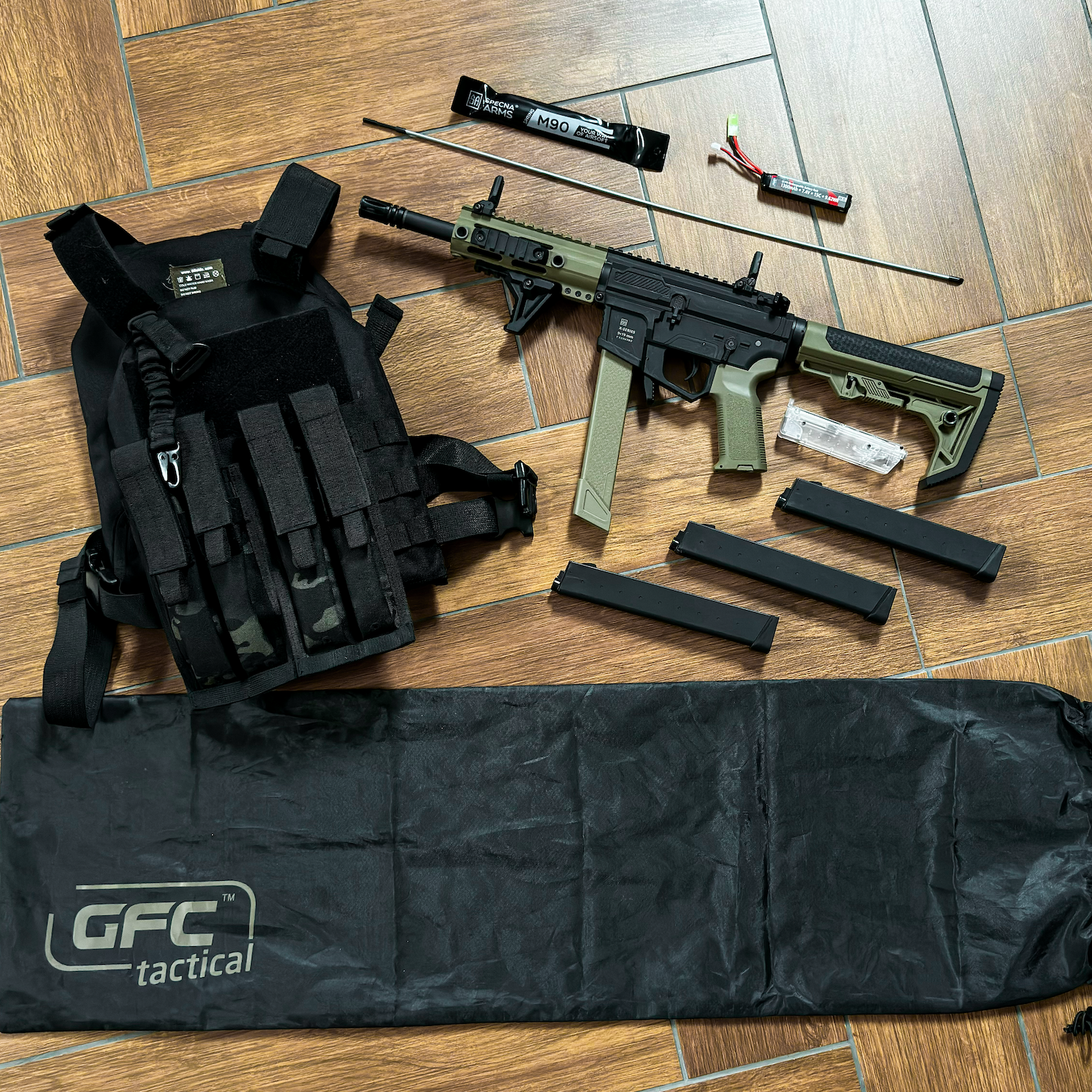 Specna Arms SA-FX01 FLEX X-ASR Half Tan Zestaw