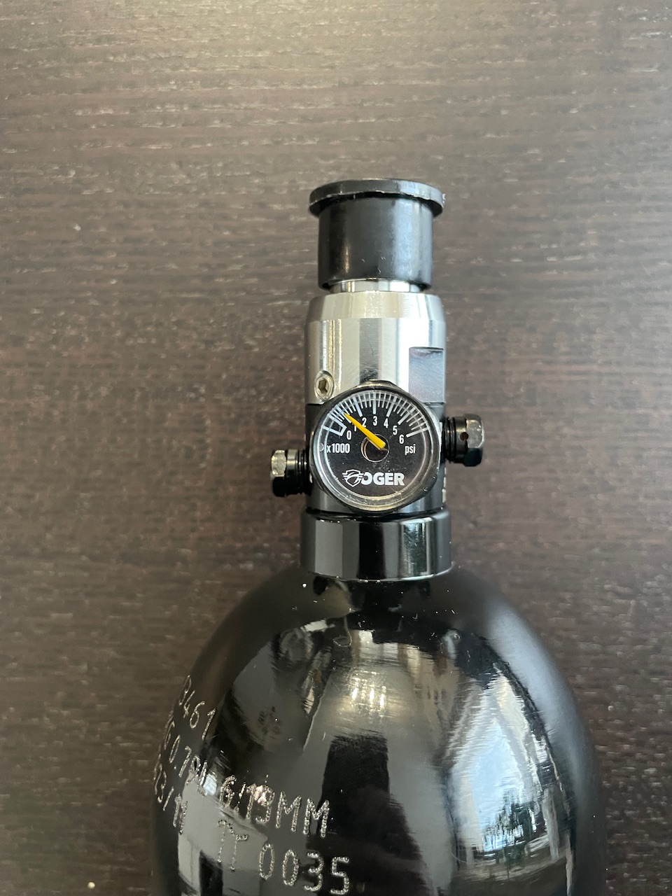 Butla HPA 0.8L 3000 Soger z legalizacją, niklowany regulator