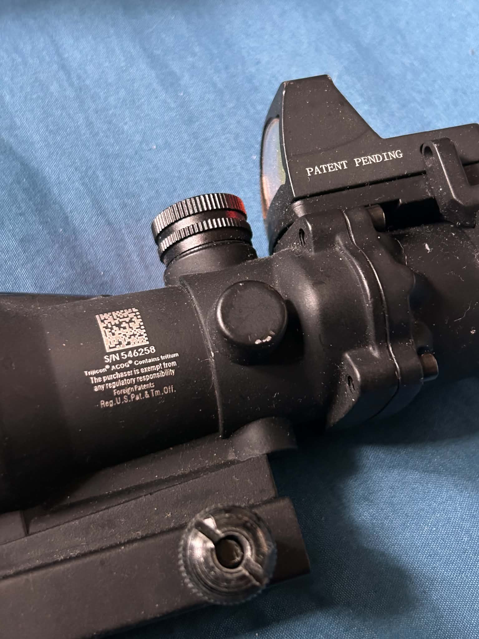ACOG RMR TRIJICON 4x światłowód