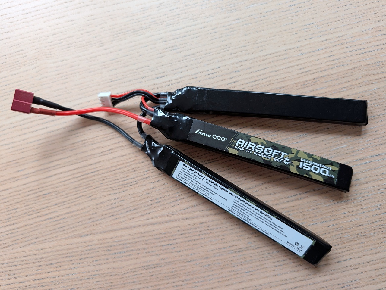 Akumulator Gens Ace 1500mAh 11.1V LiPo 25C T-Plug