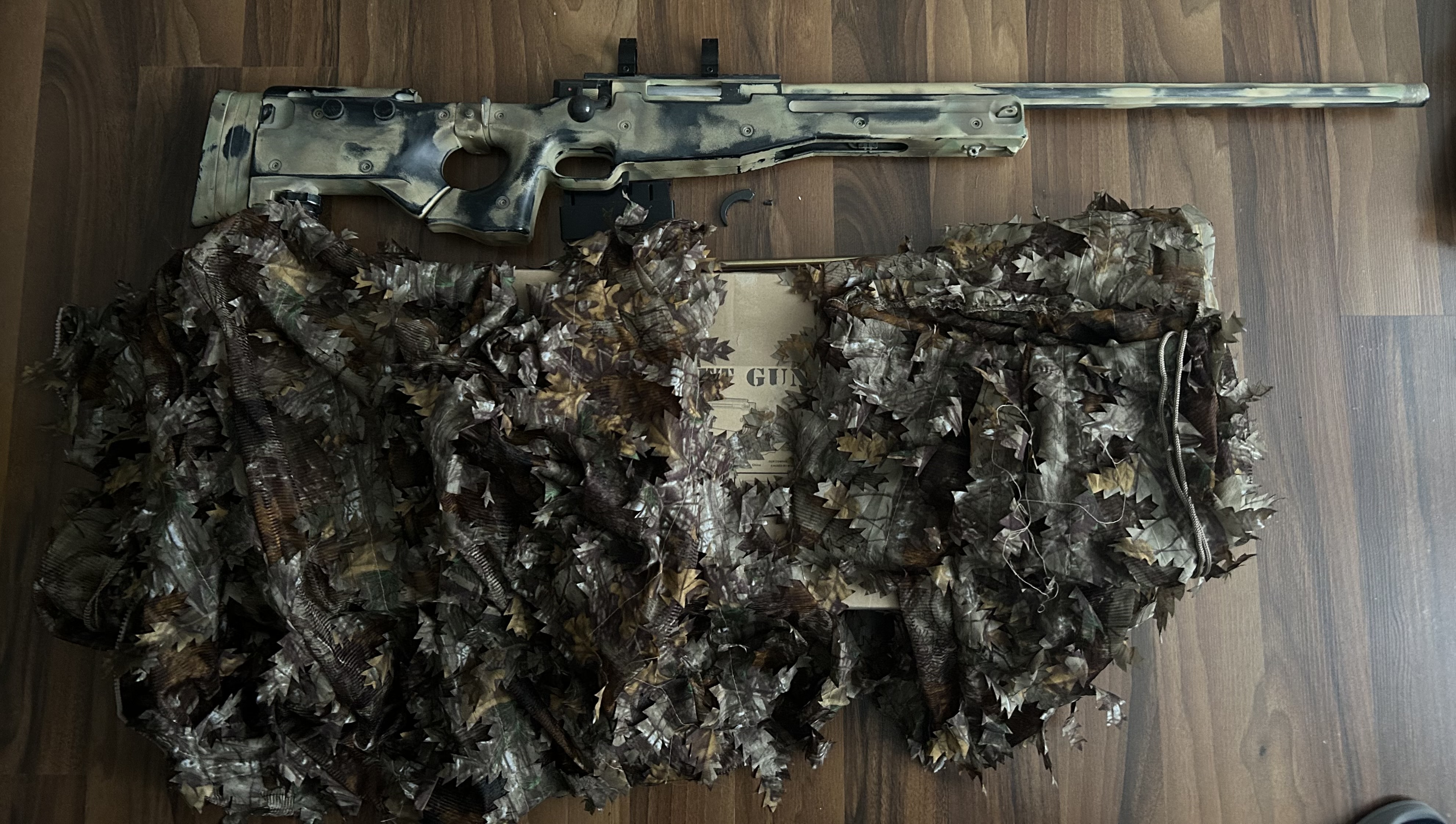 Karabin snajperski mb08 well l96 mb01 plus ghillie